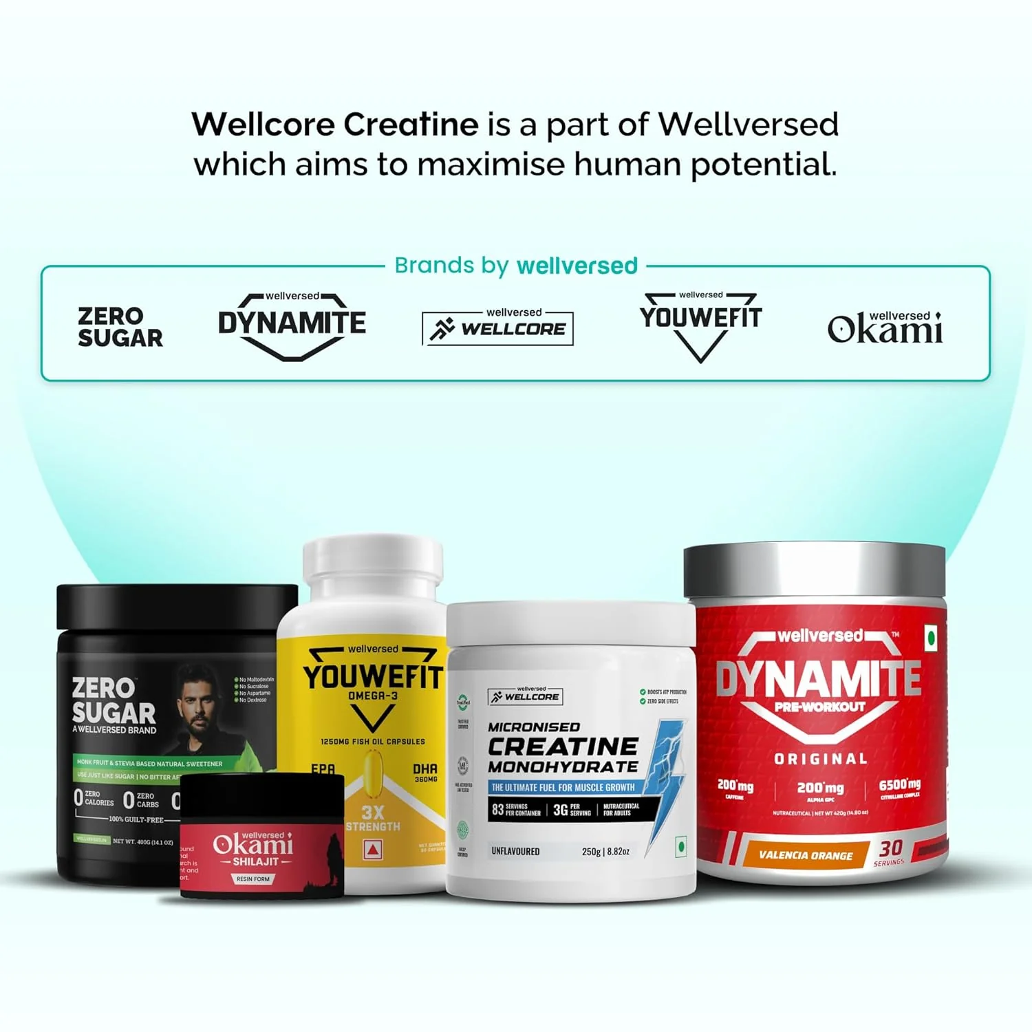 Wellcore Pure Micronised Creatine Powder (Fruit Fusion) - Image 6