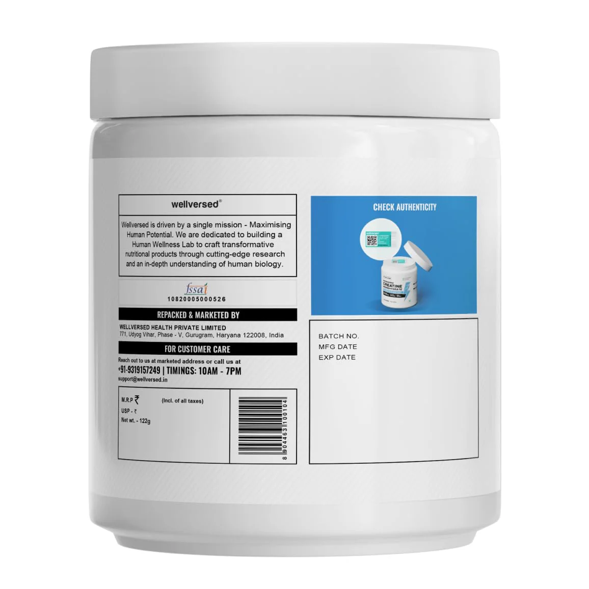 Wellcore Pure Micronised Creatine Powder (Fruit Fusion) - Image 7