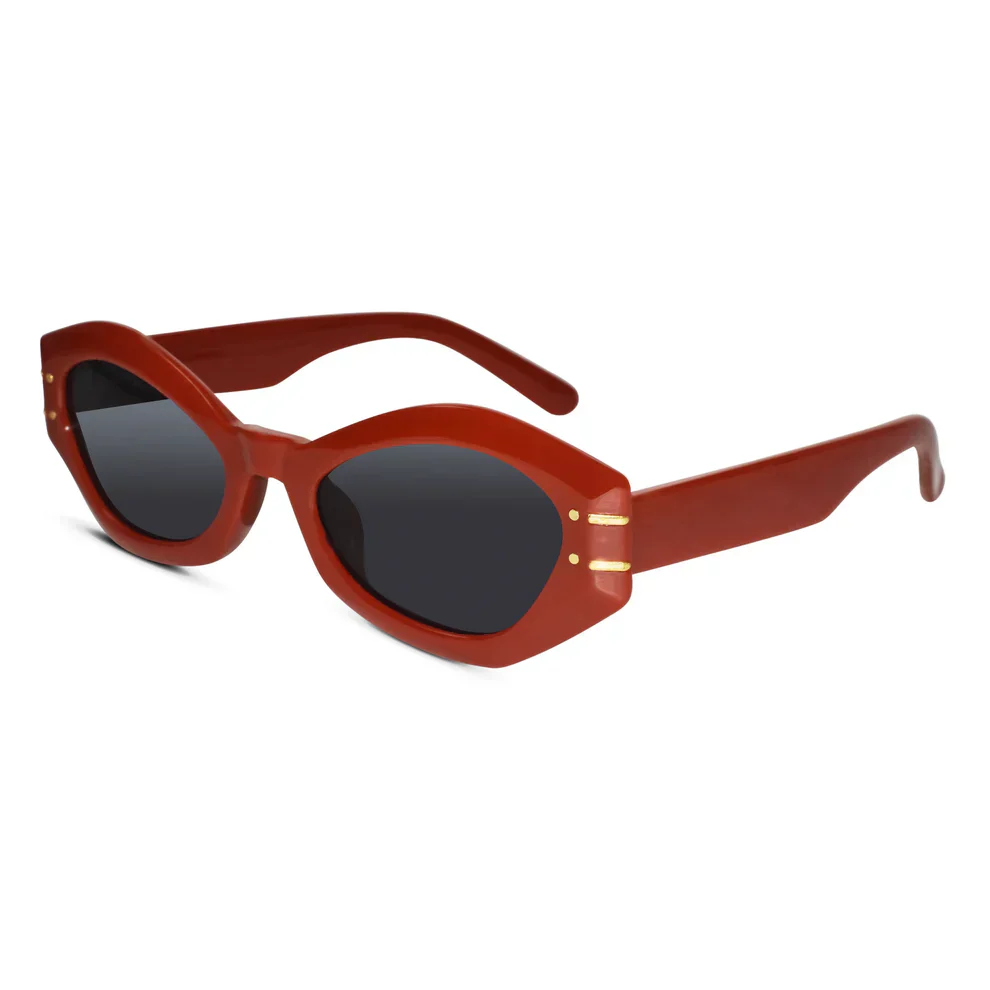 White Bold Cat eye Sunglasses For Women - Image 11
