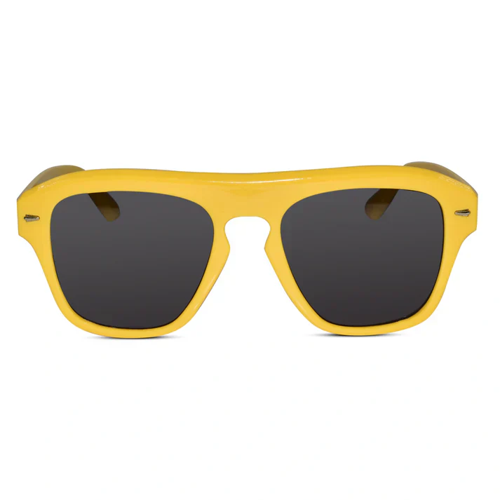 White Bold Wayfarer Sunglasses Men & Women - Image 5