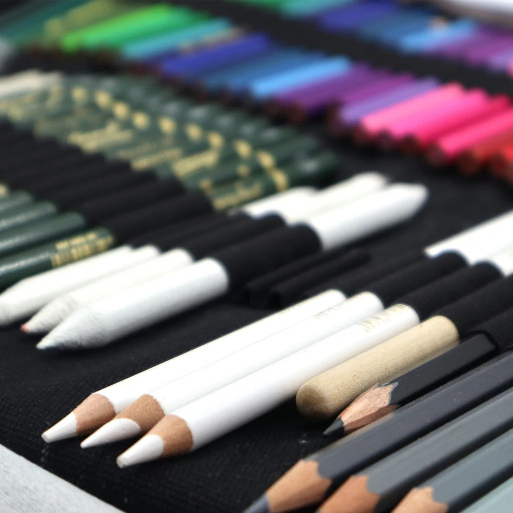 White Charcoal Pencil Set: (3 Pieces) - Image 3