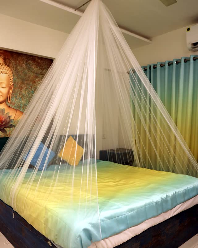 White Decoration Net Cabana Tent (With 10M Led Light)