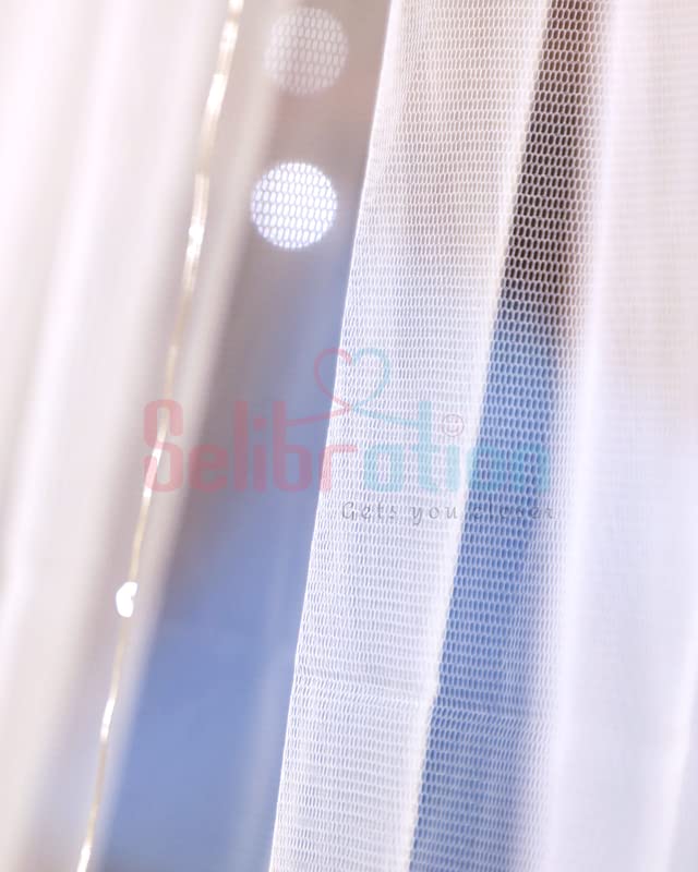 White Decoration Net Cabana Tent (With 10M Led Light) - Image 6