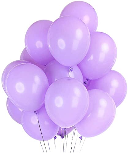White Happy Birthday Banner And Pastel Purple Metallic Balloons (Pack of 30) - Image 3