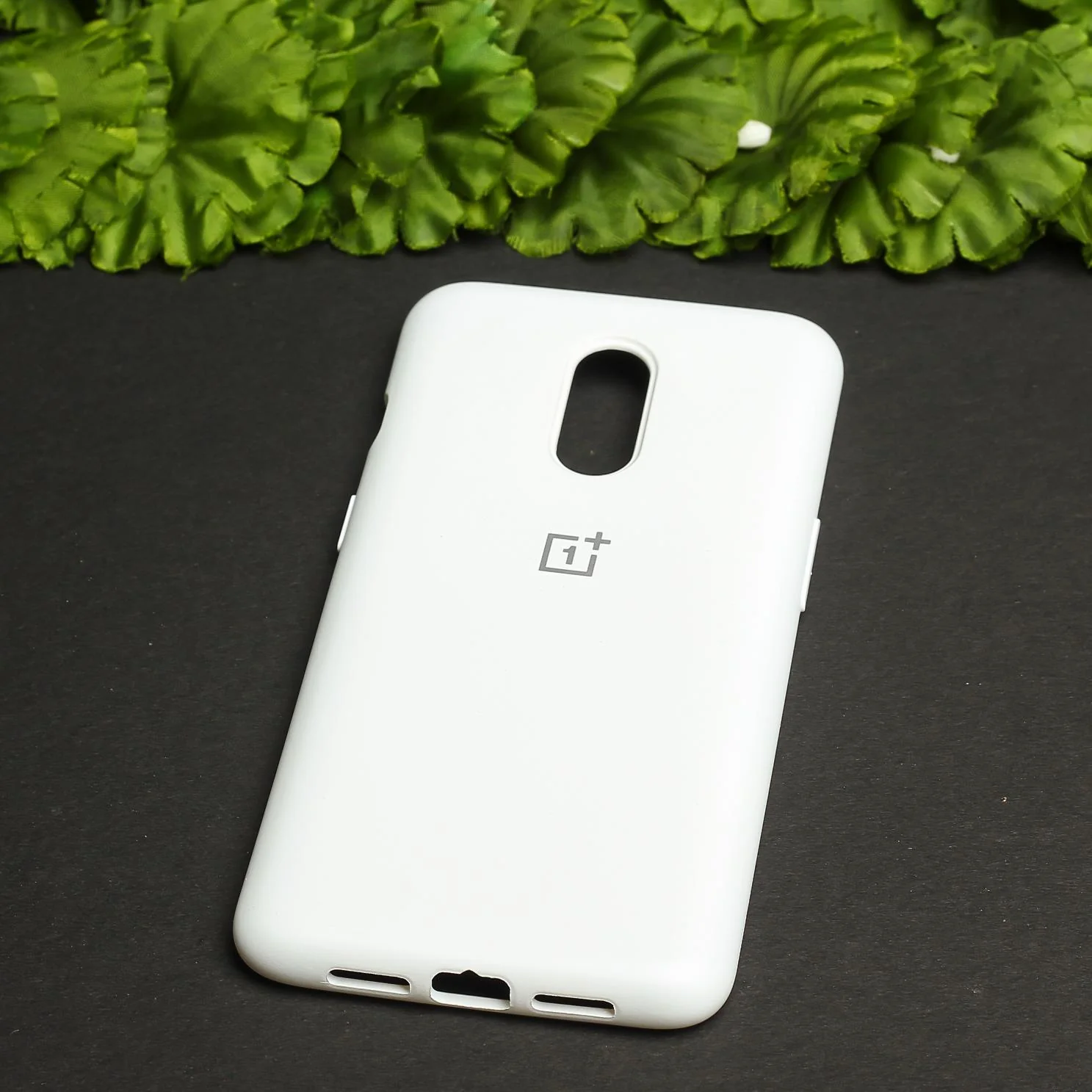 White Original Silicone Case For Oneplus 7 - Image 2