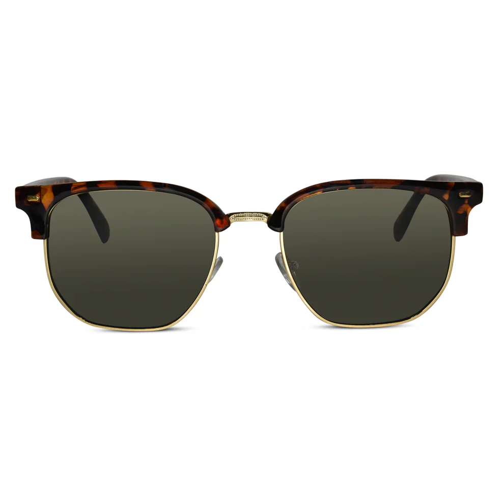 White Rectangular Sunglasses For Men & Women - Image 5