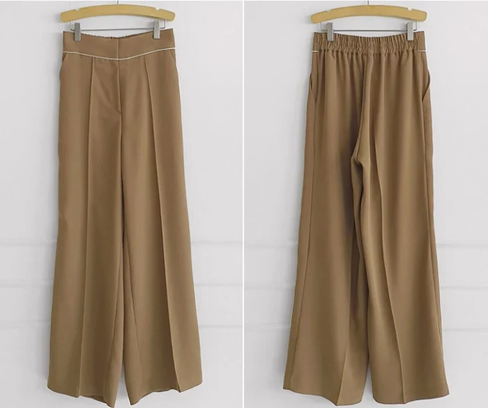 Wide Leg Formal Pant Coord Set - Image 8