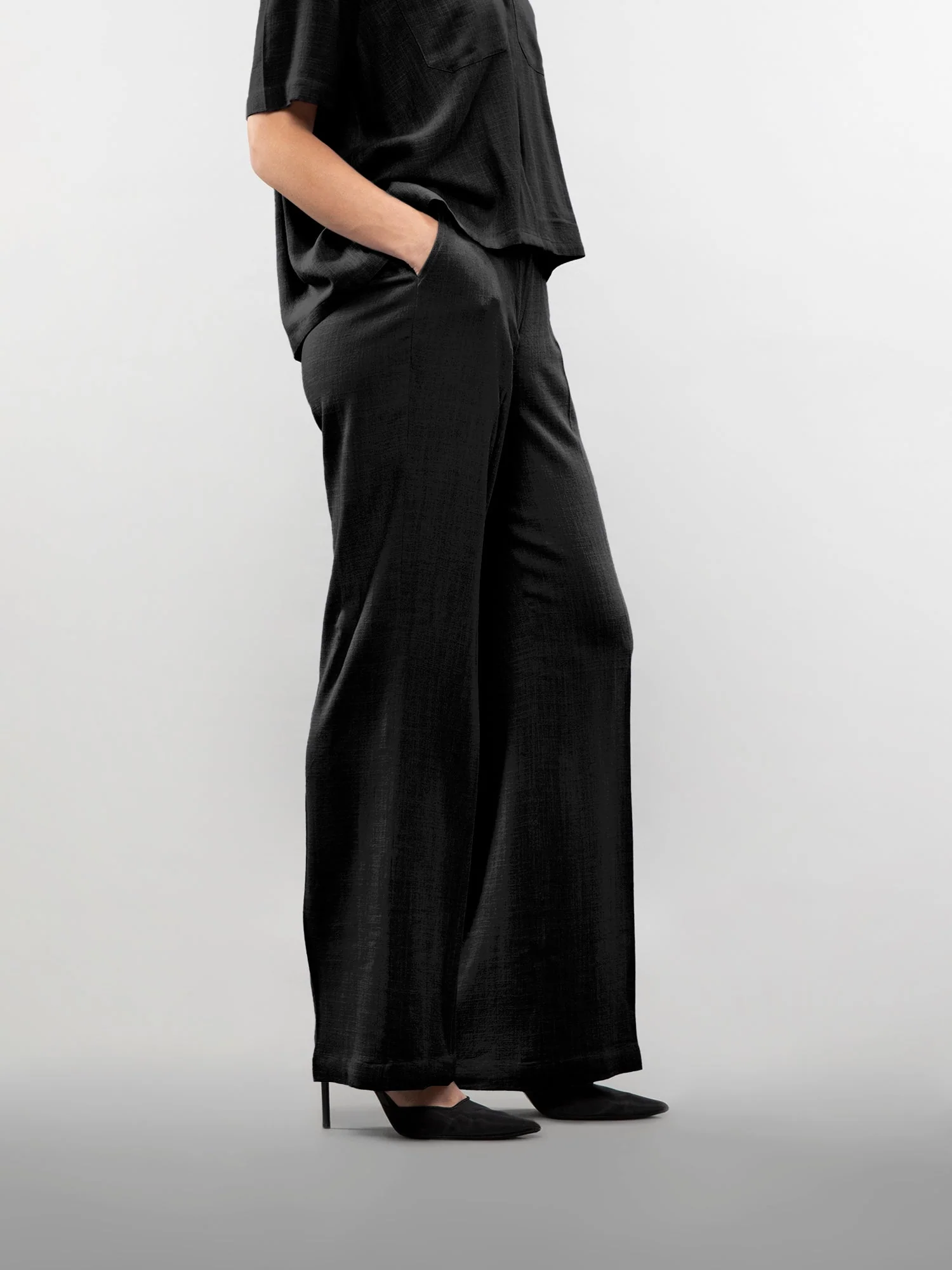 Wide-leg linen pants - Image 20