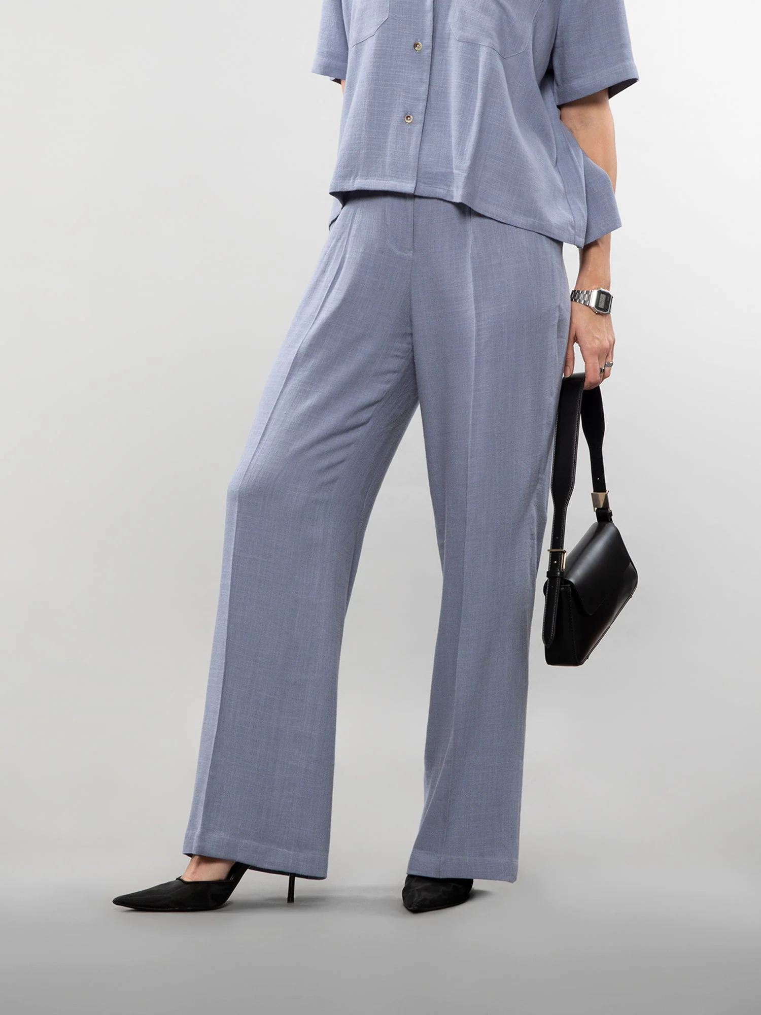 Wide-leg linen pants - Image 34