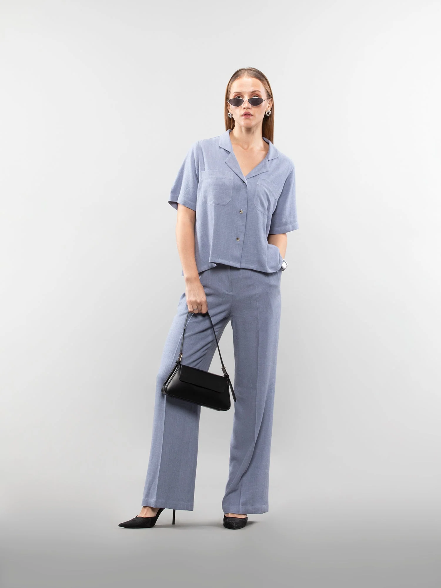 Wide-leg linen pants - Image 10