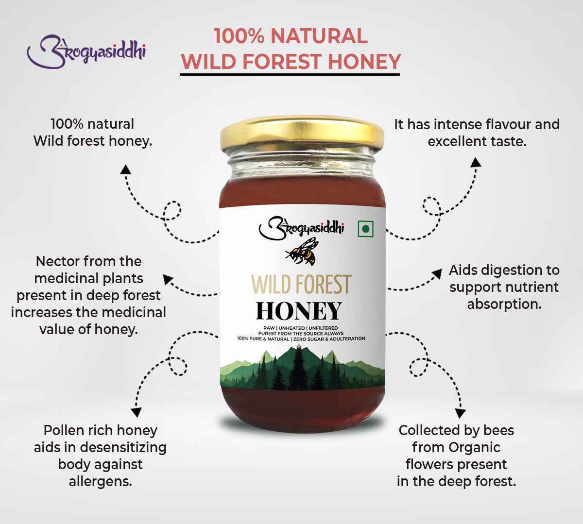 Wild Forest Honey 500Gm - Image 5