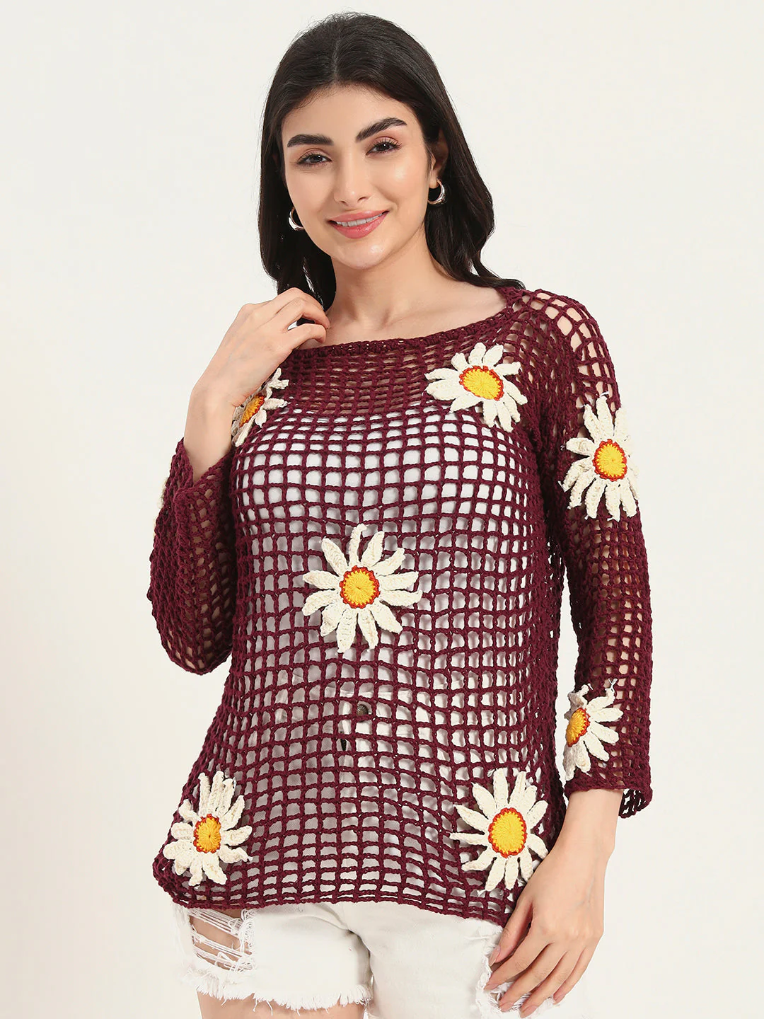 Willow Handmade F-Mesh Top