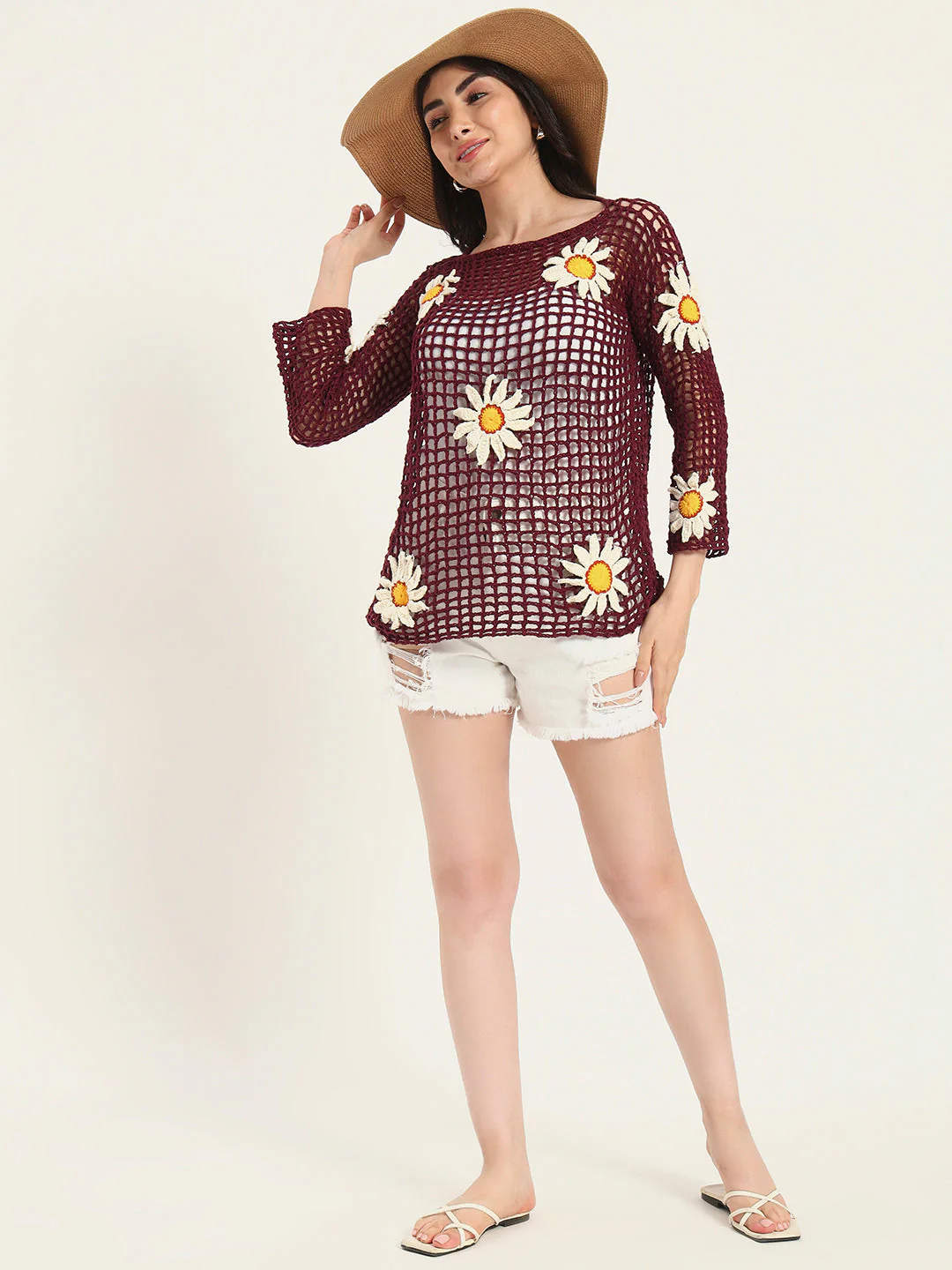 Willow Handmade F-Mesh Top - Image 2