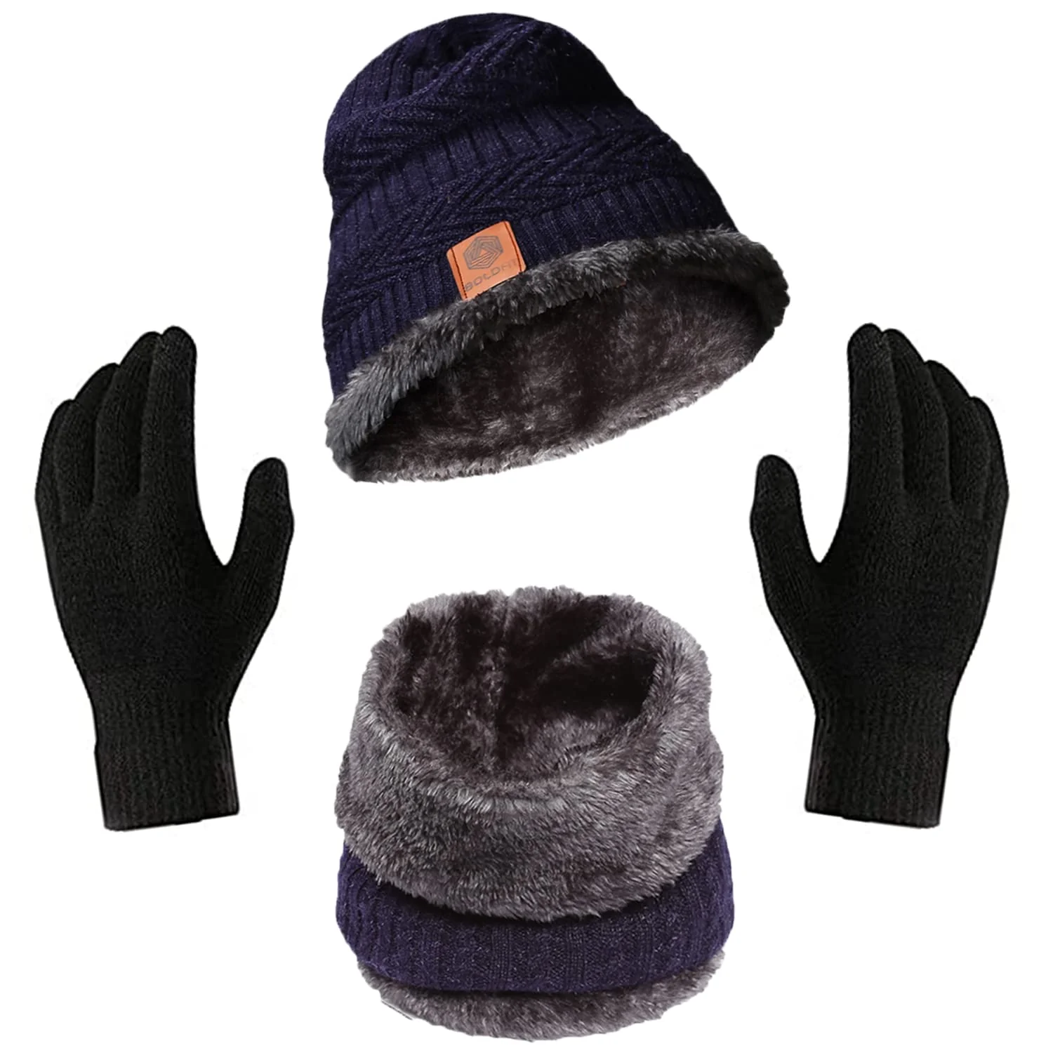 Winter cap with Neck & Gloves Wear - Image 2