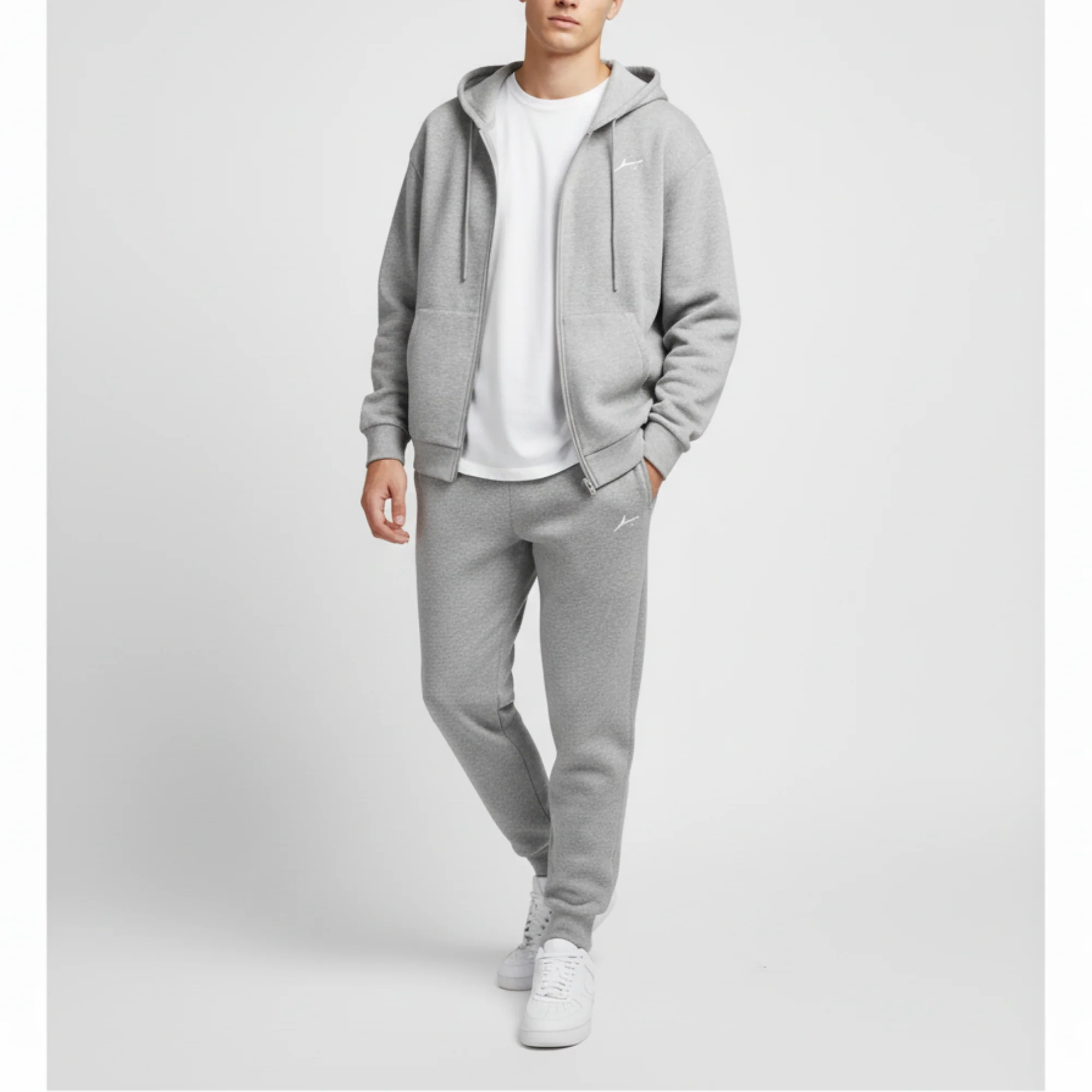 Winter CO-ORD Set of Zip Up Hoodie Sweatshirt & Sweatpant - Image 6