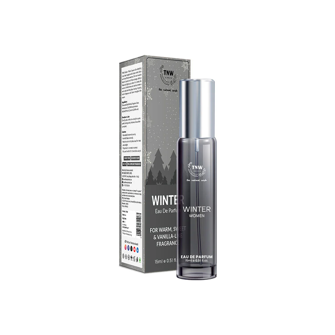 Winter Eau De Parfum for a Warm, Sweet, & Vanilla-Like Fragrance (Stock Clearance)