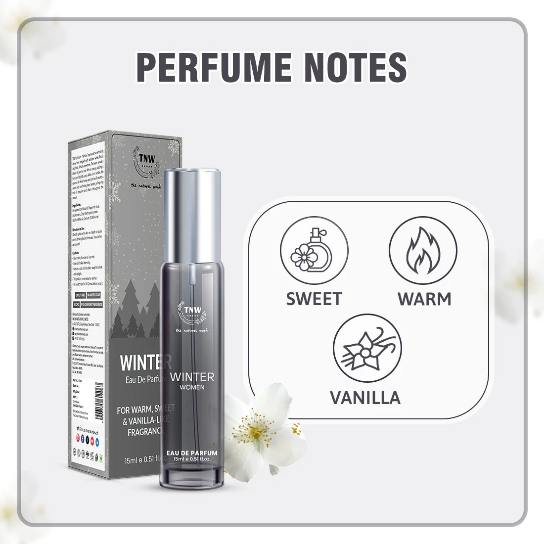 Winter Eau De Parfum for a Warm, Sweet, & Vanilla-Like Fragrance (Stock Clearance) - Image 3