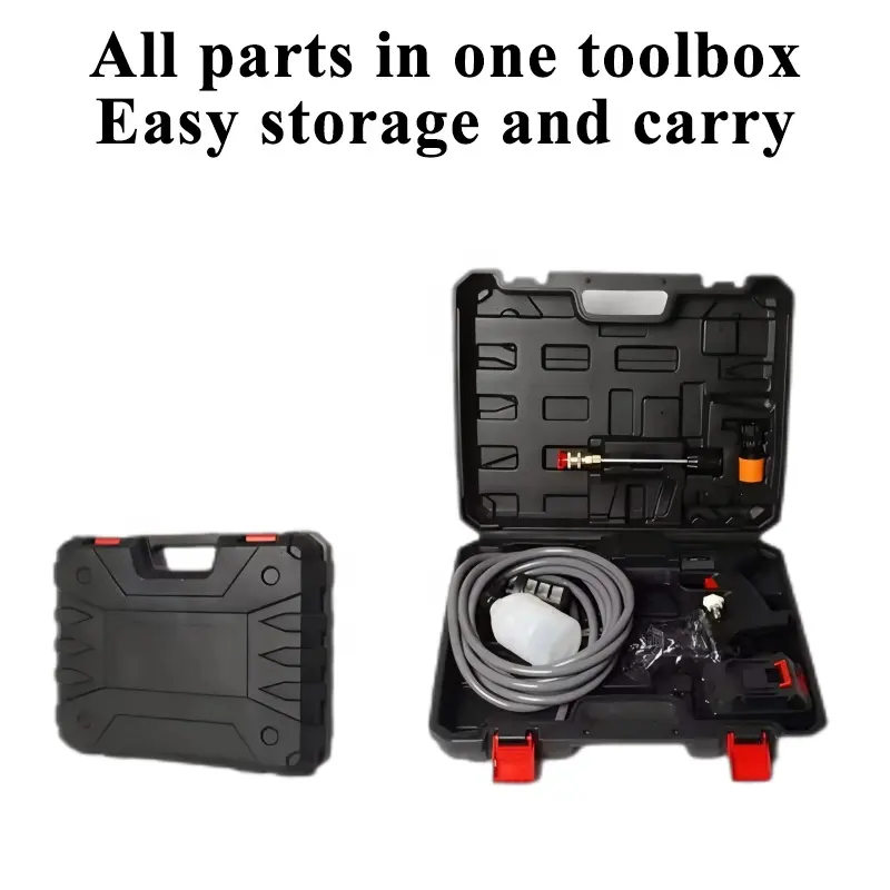 Wireless High Pressure Car Wash Machine Powerful Long Endurance Lithium Battery Cordless Water Jet Foam Gun Portable Car Washer - Image 6