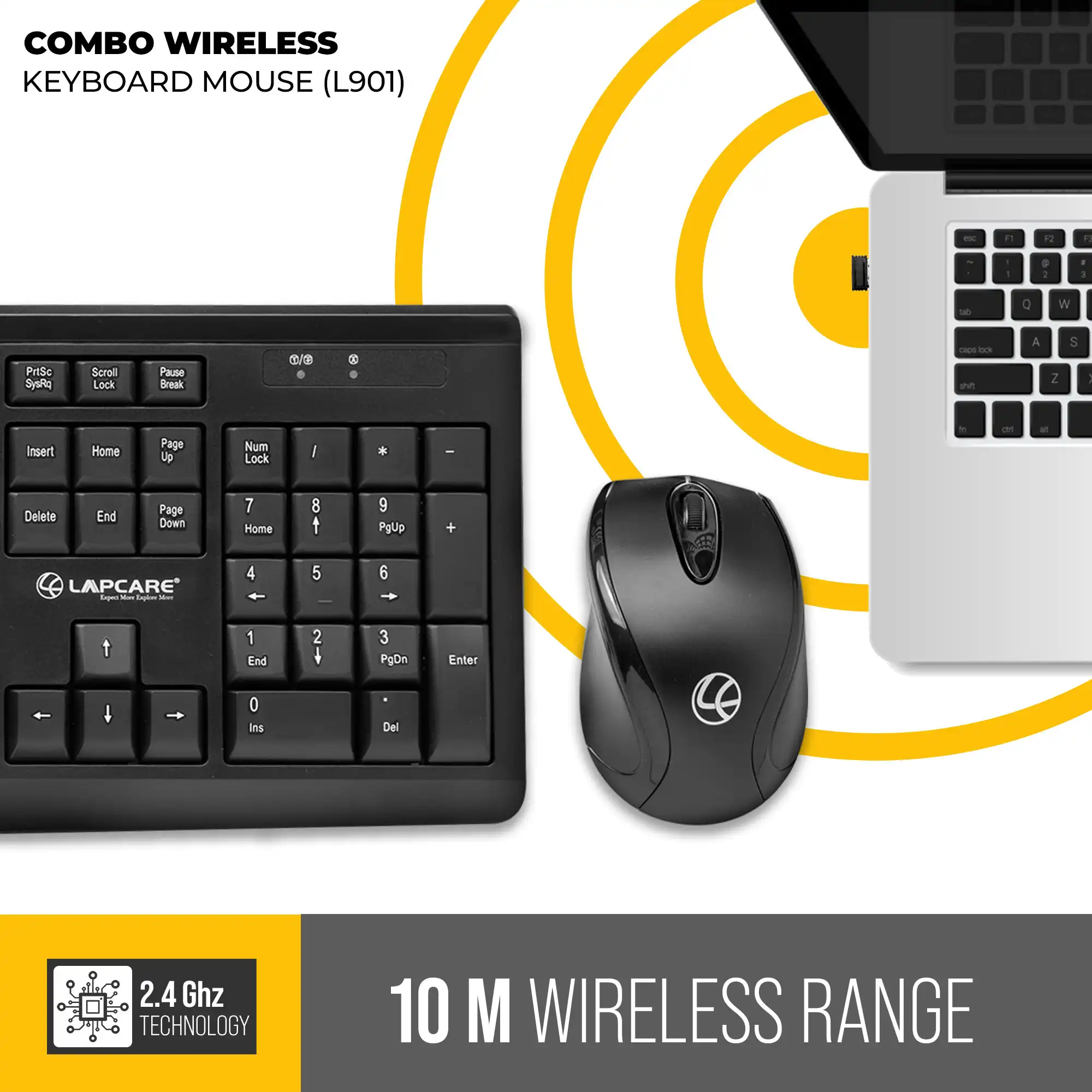 Wireless Keyboard Mouse Combo - Image 3