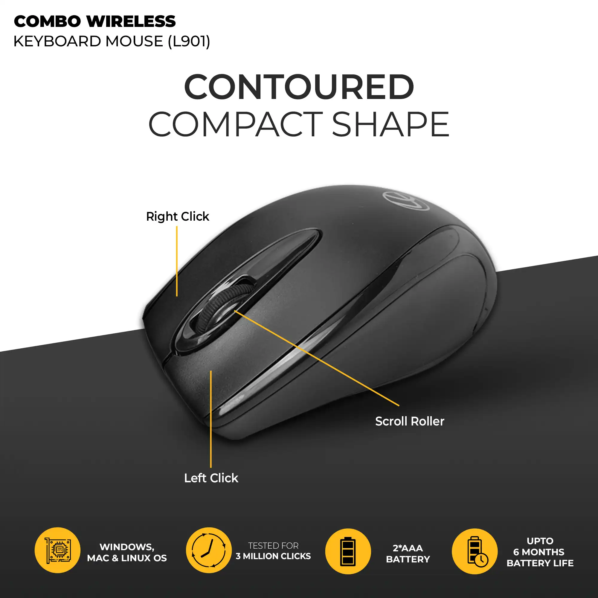 Wireless Keyboard Mouse Combo - Image 7