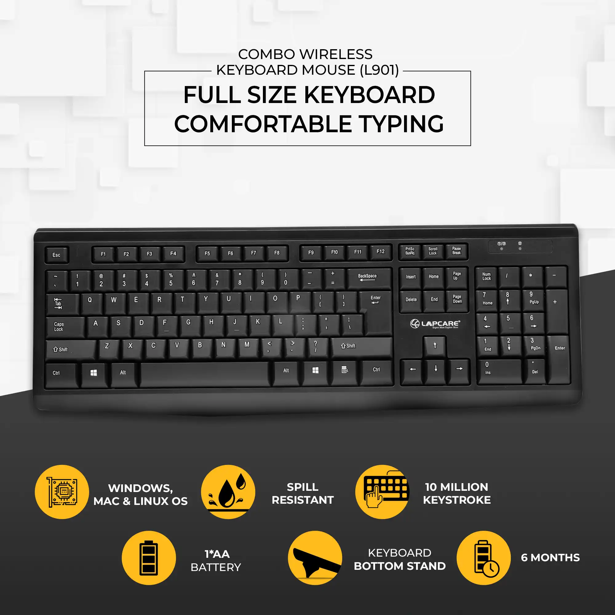 Wireless Keyboard Mouse Combo - Image 8