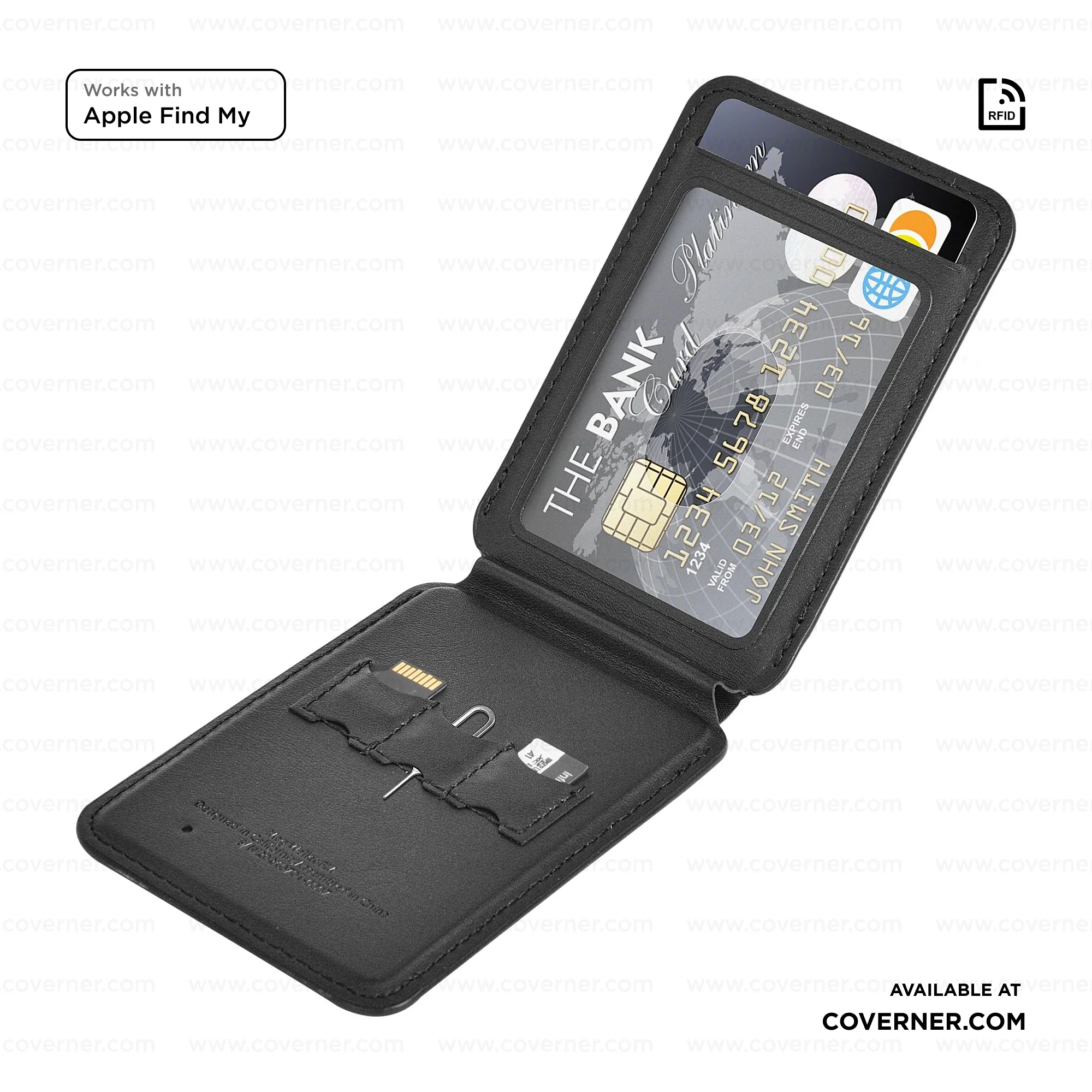 WIWU Mag Wallet FM MW-005 Slim Magnetic Wallet with Apple Find My & RFID – Sold by Coverner India - Image 8