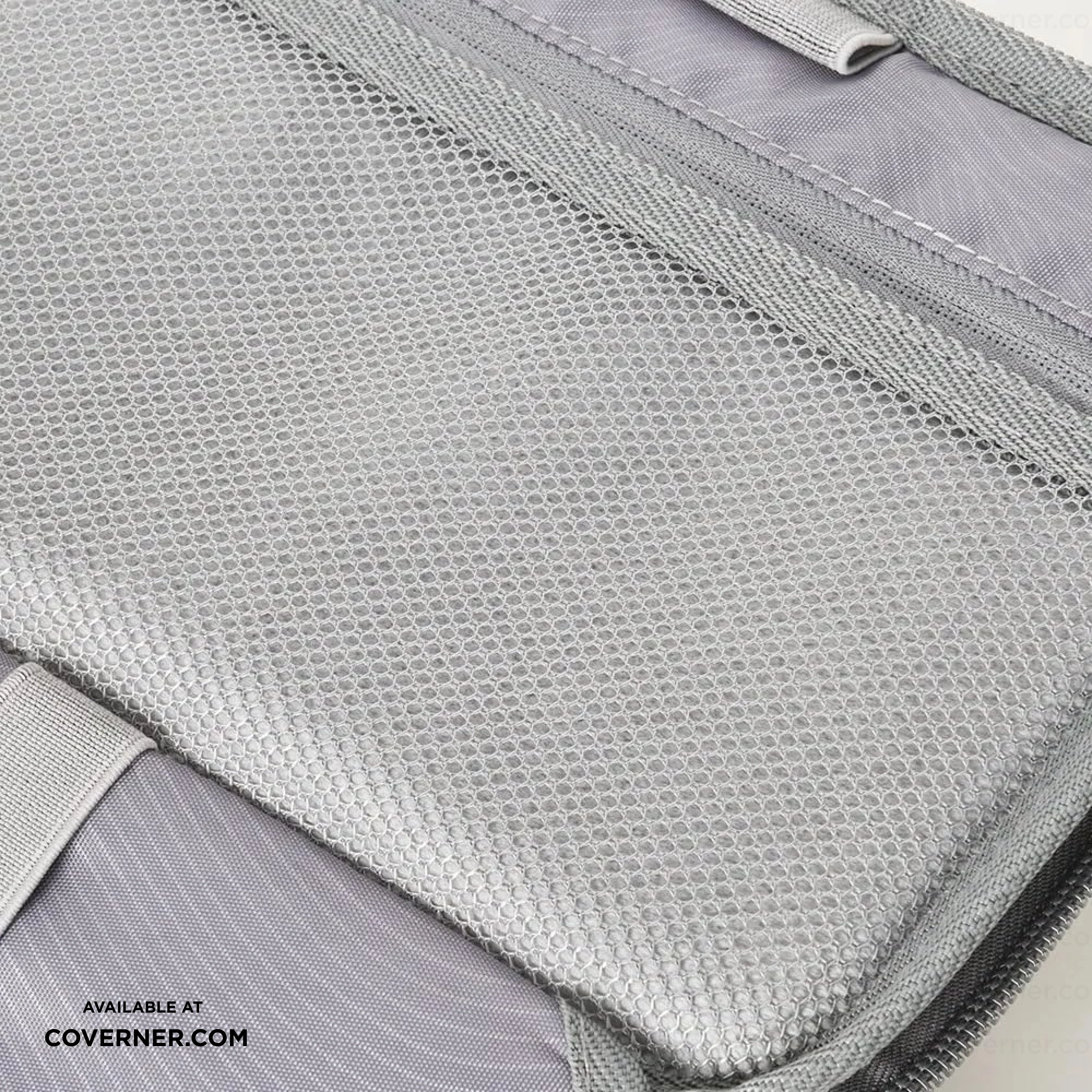 WiWU Minimalis Travel Tech Pouch – Splash-Proof Organizer with Leather Strap (Black/Gray) | Coverner India - Image 2