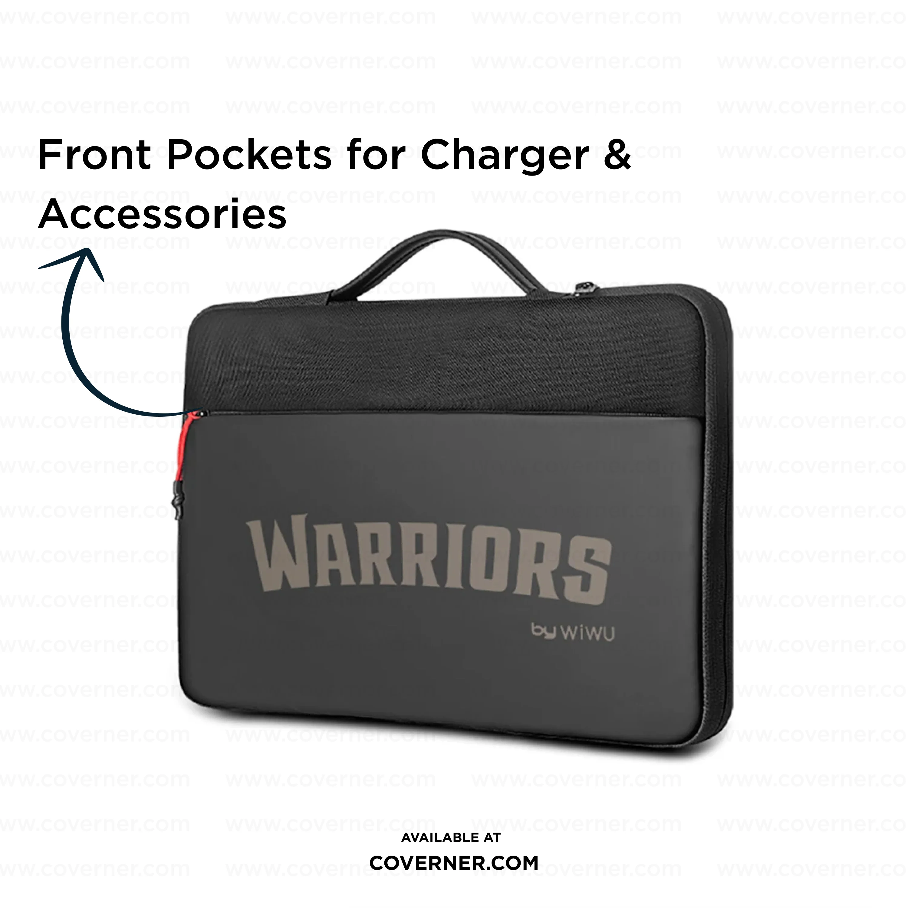 WiWU Warriors Laptop Sleeve – Waterproof Upto 14-Inch Devices with Cordura Nylon & YKK Zipper | Coverner India - Image 5