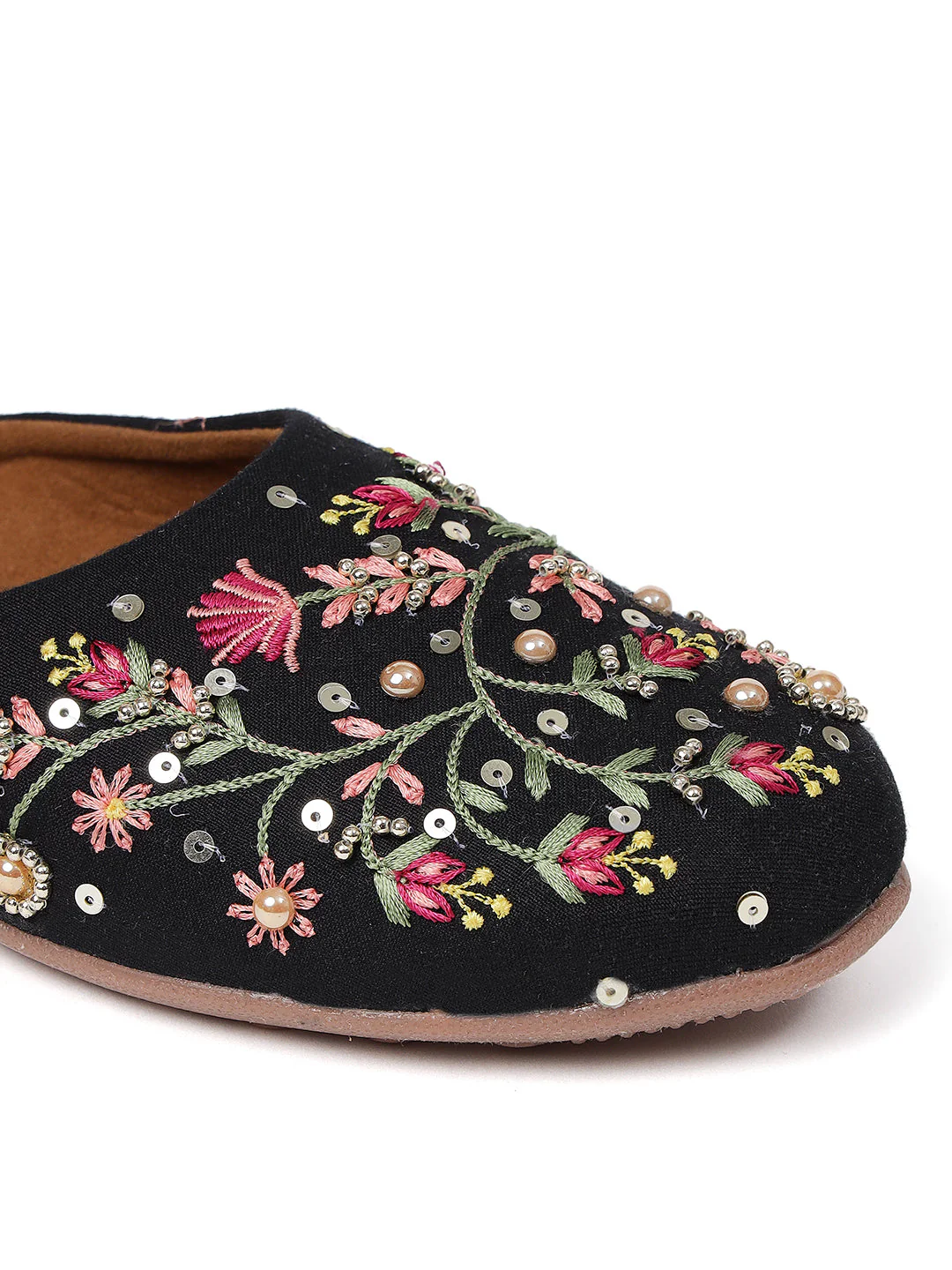 Women Embellished Mules Flats - Image 4
