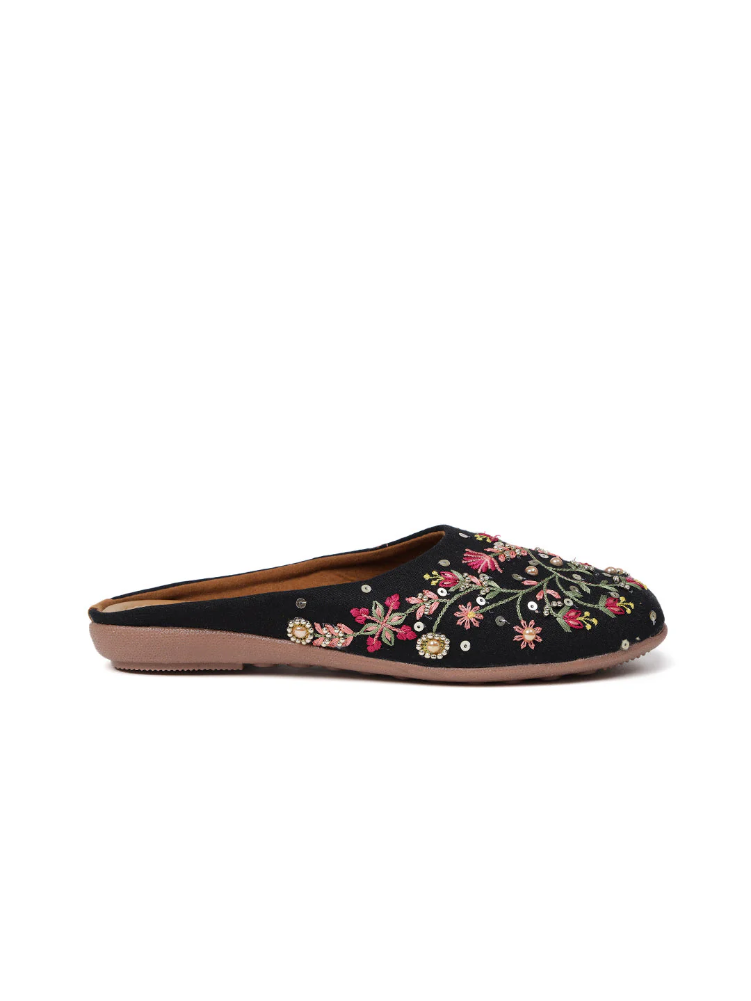 Women Embellished Mules Flats - Image 5