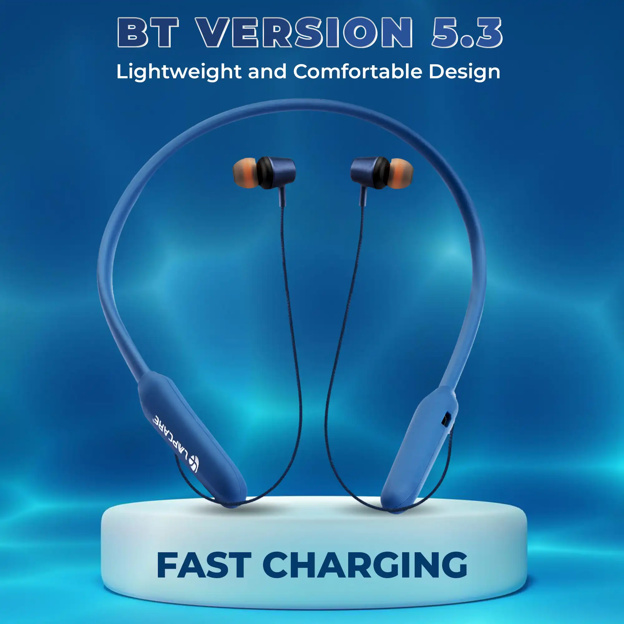 WOOBAND ECO Wireless neckband Blue (LNB-360) - Image 6