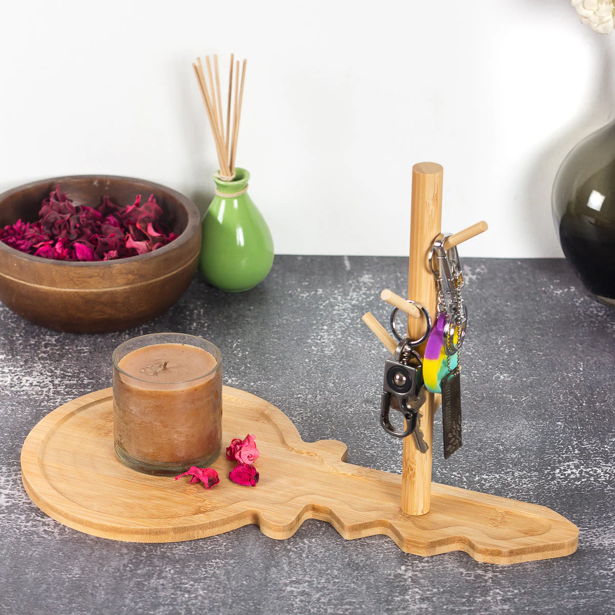 wooden key holder organiser - Image 2