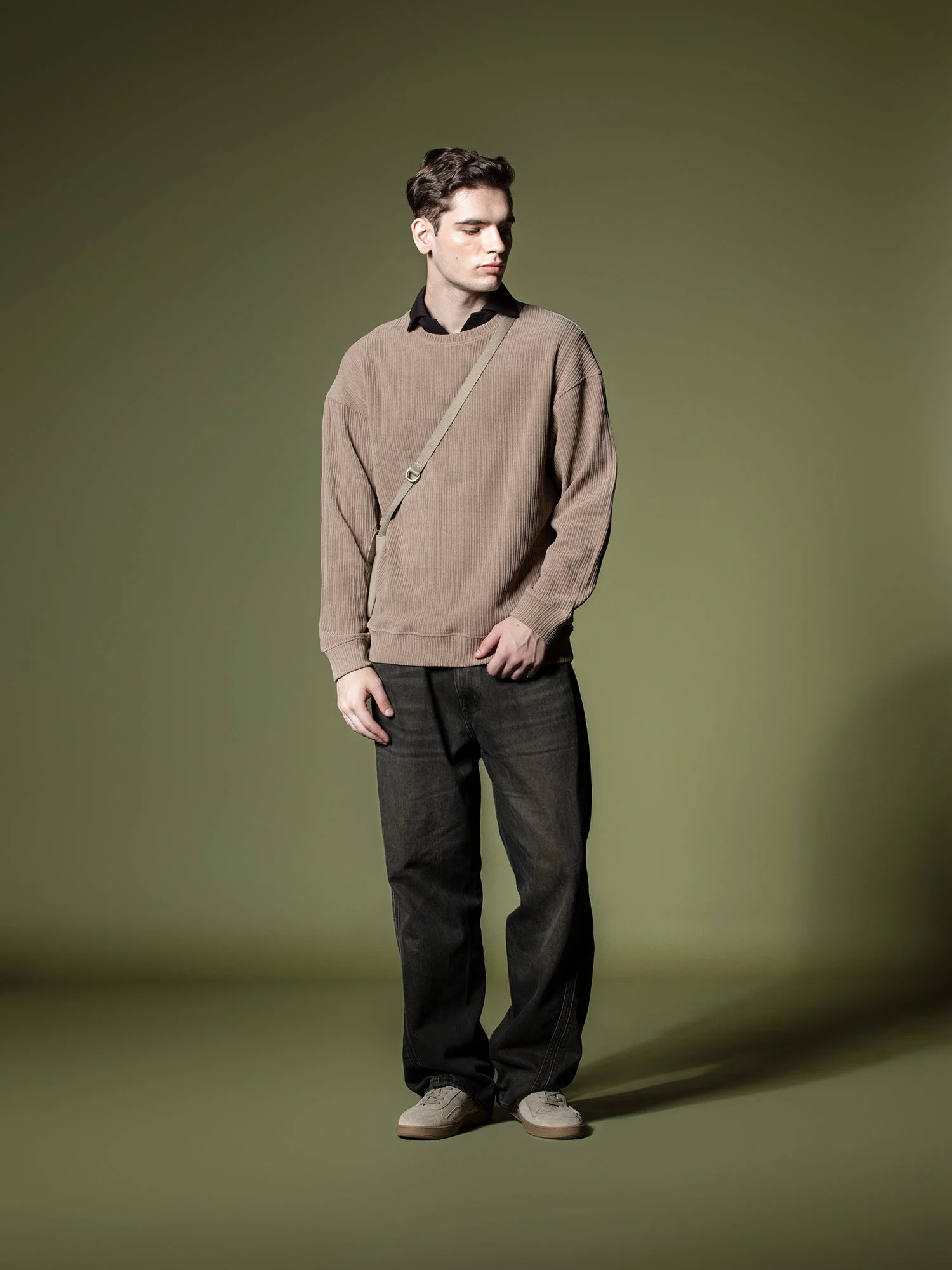 Woven texture sweatshirt - Image 49