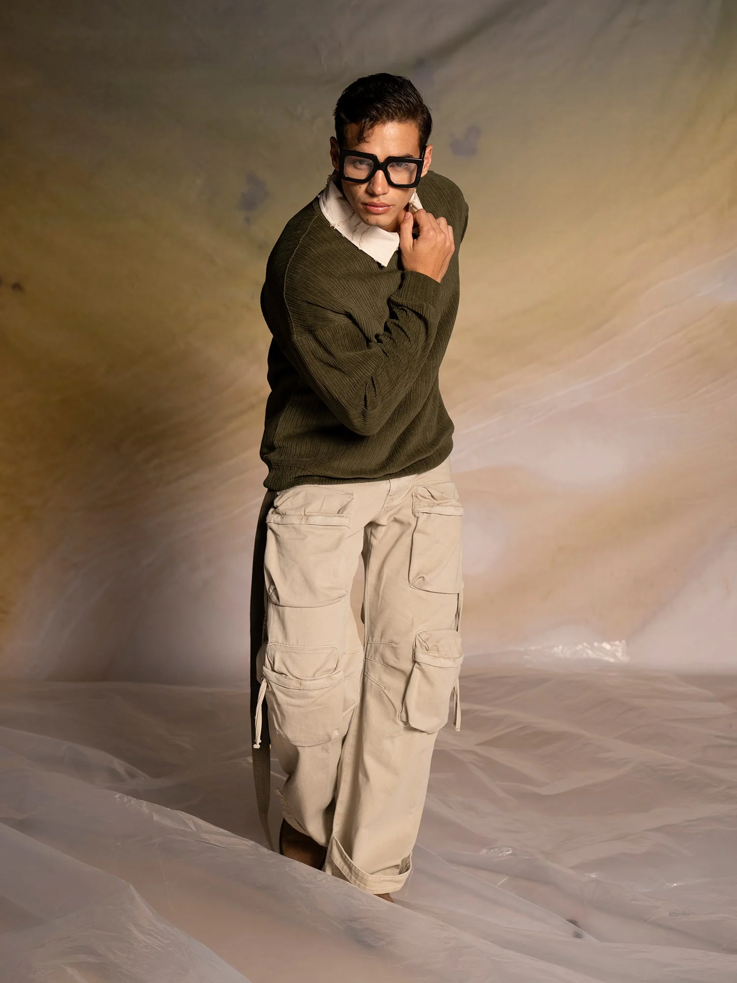 Woven texture sweatshirt - Image 52