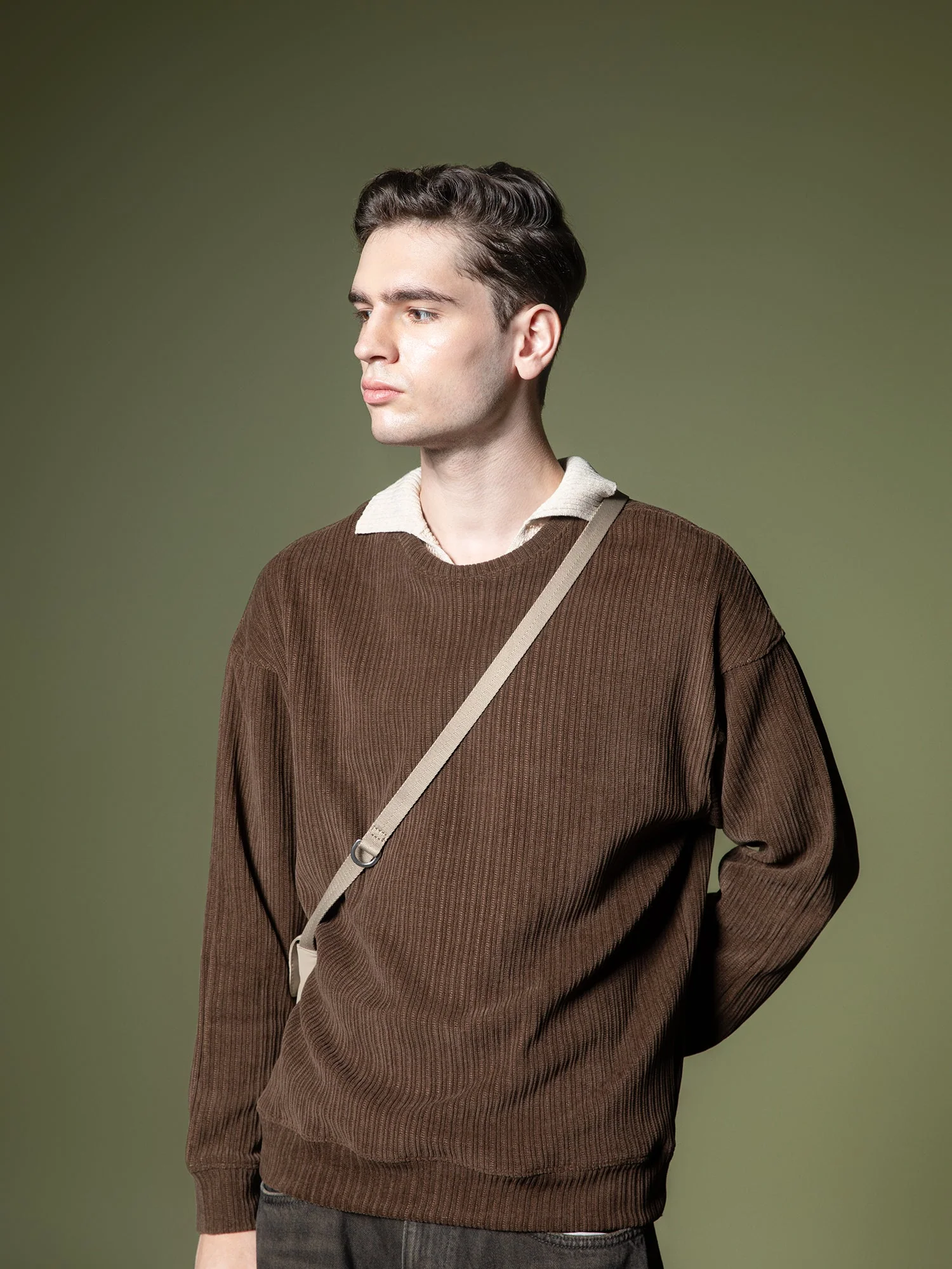 Woven texture sweatshirt - Image 44