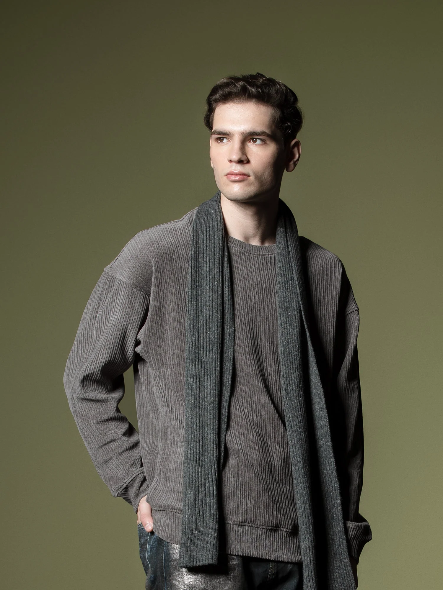 Woven texture sweatshirt - Image 51