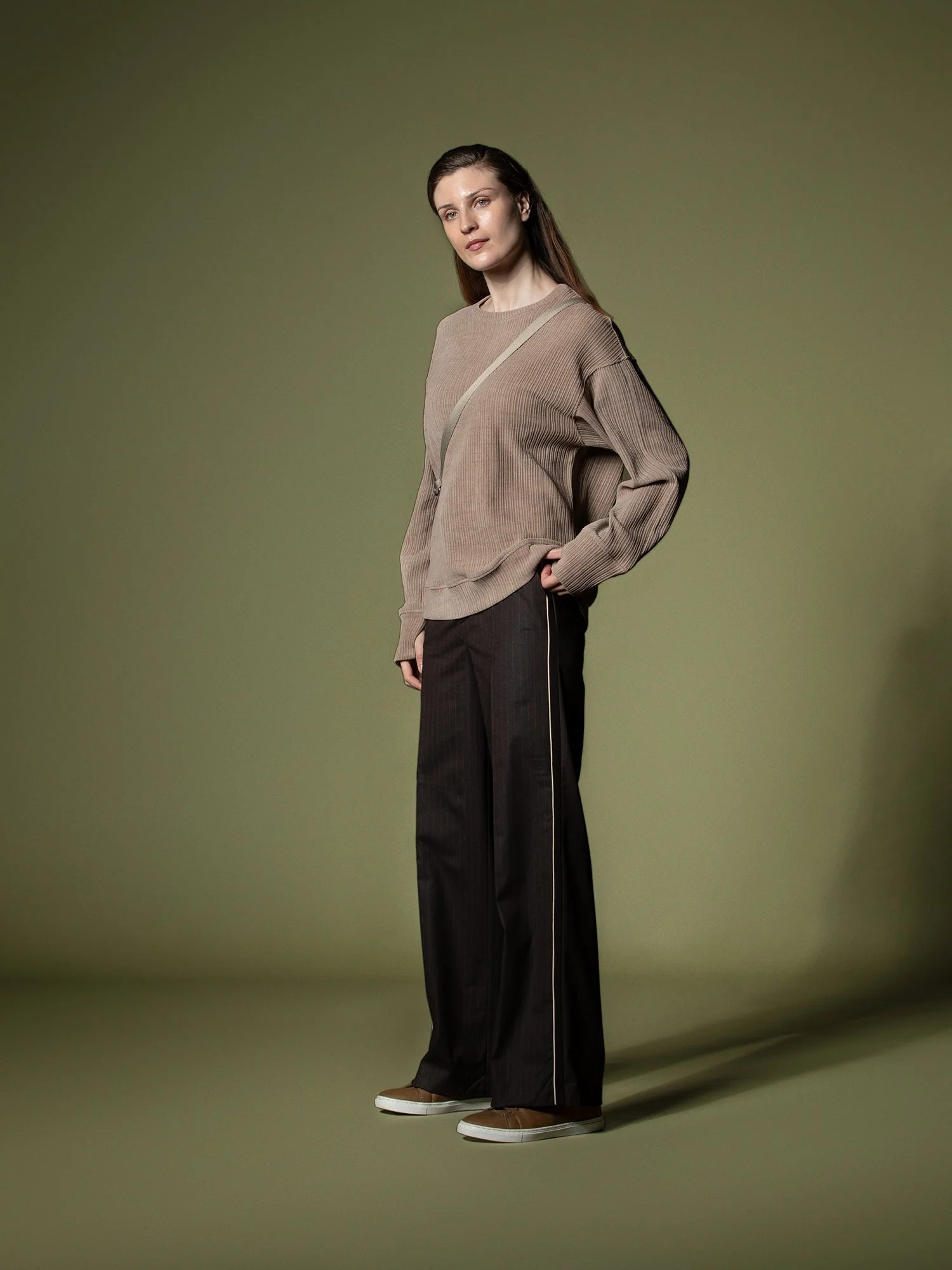 Woven texture sweatshirt - Image 13