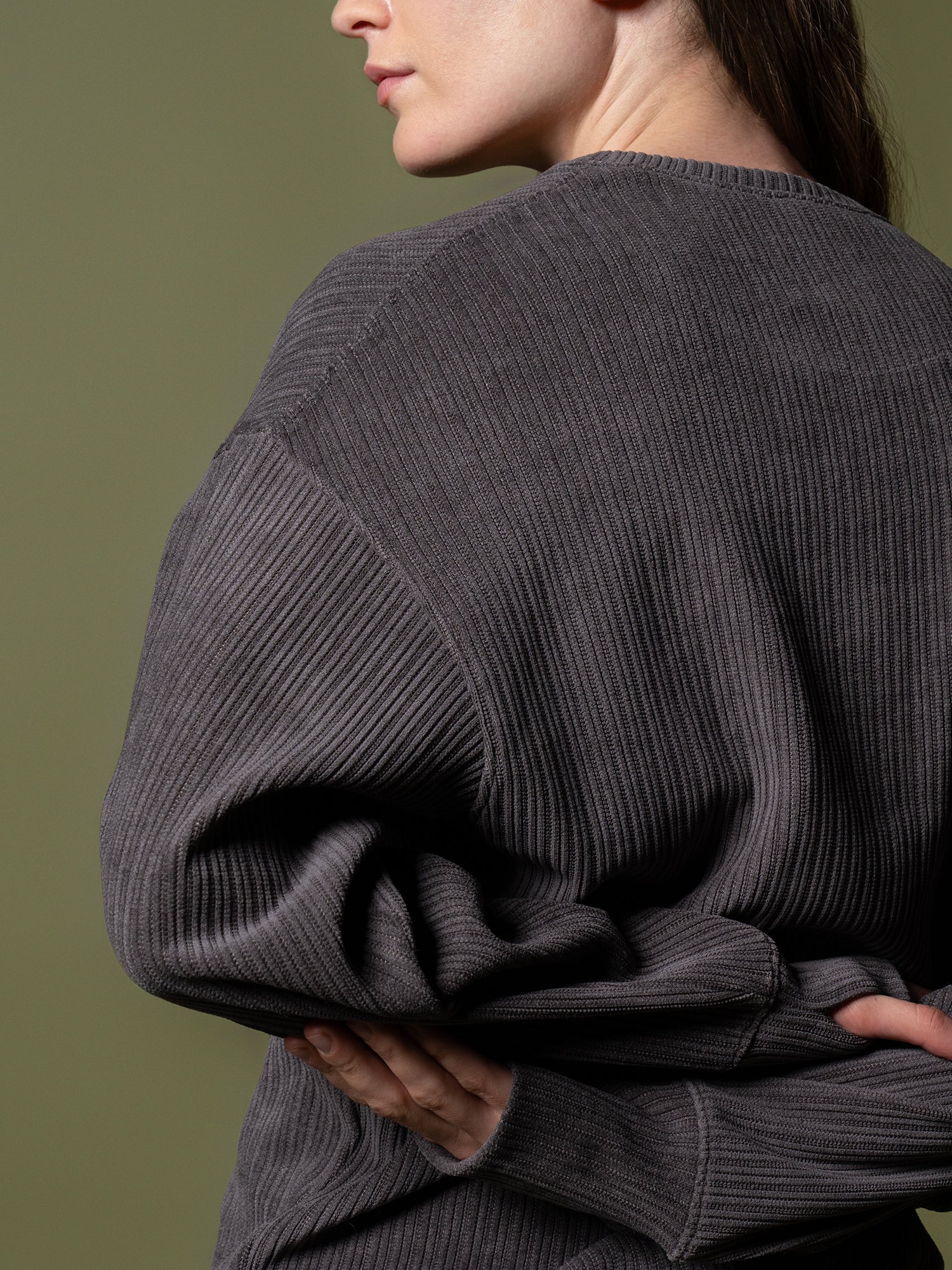 Woven texture sweatshirt - Image 23