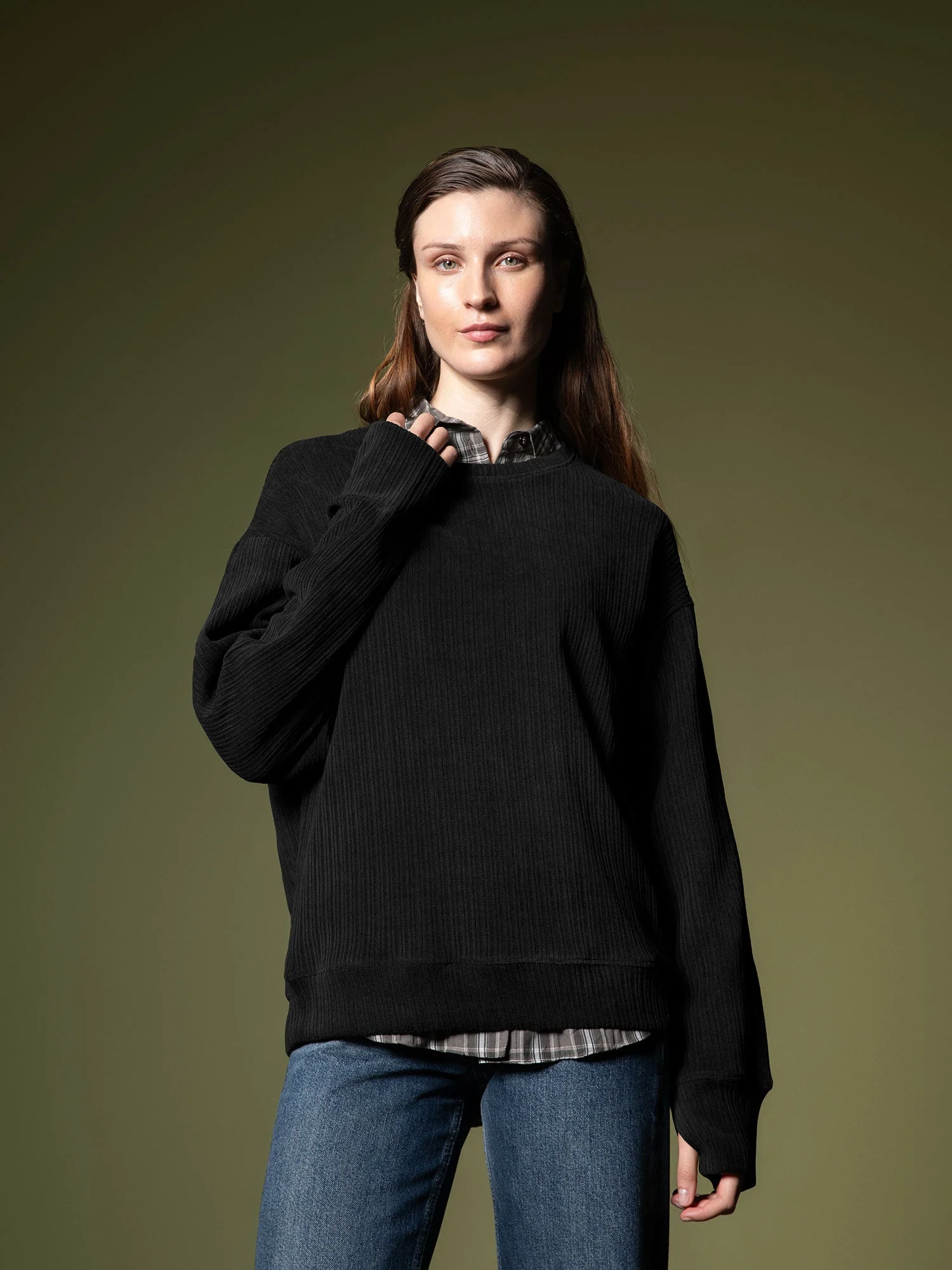 Woven texture sweatshirt - Image 36