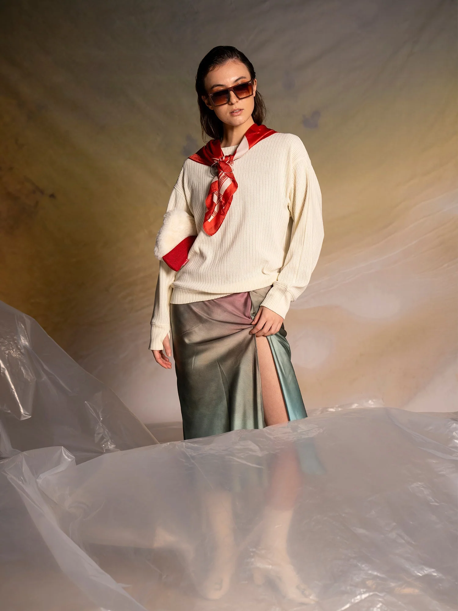 Woven texture sweatshirt - Image 52