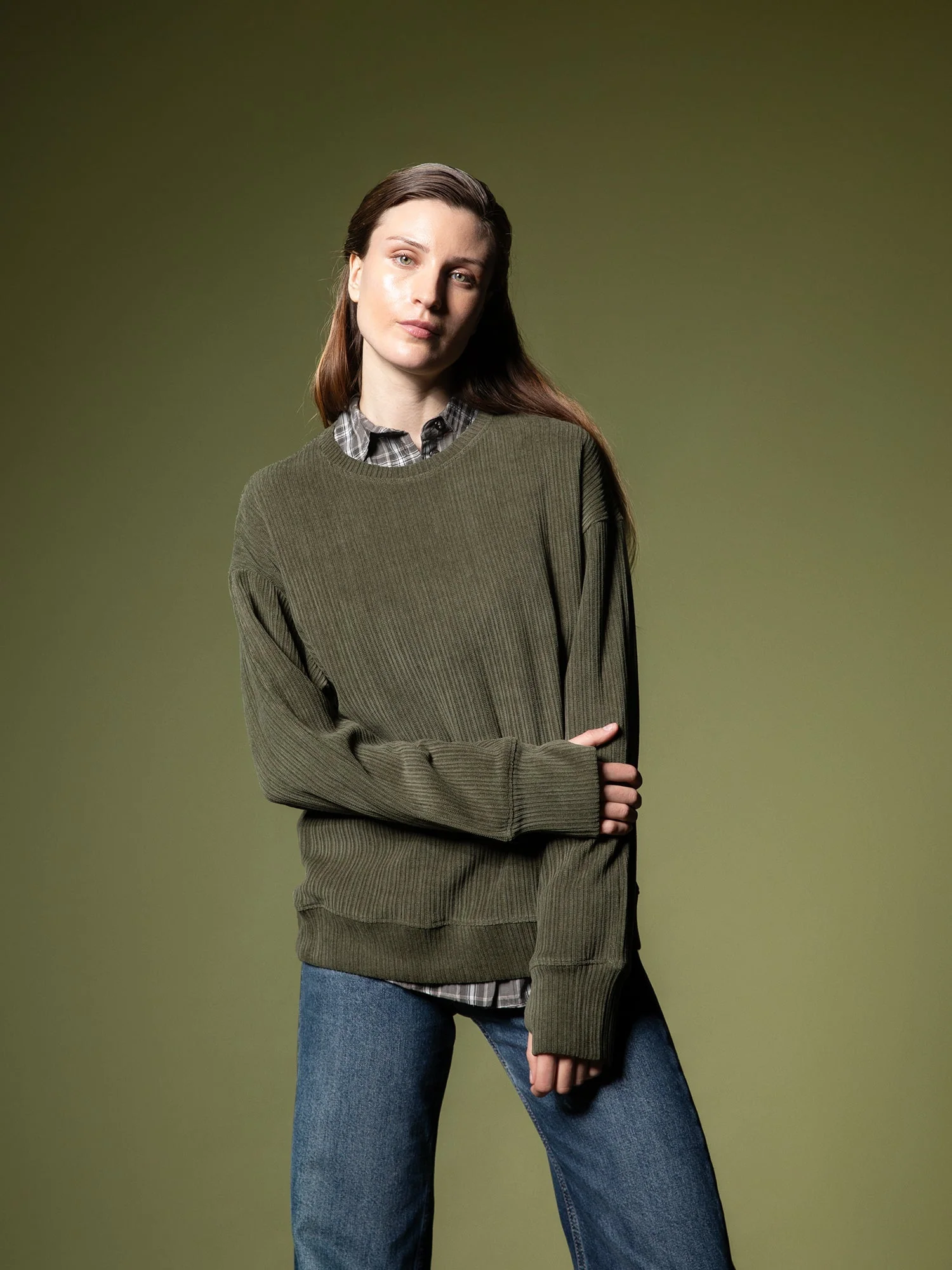 Woven texture sweatshirt - Image 8
