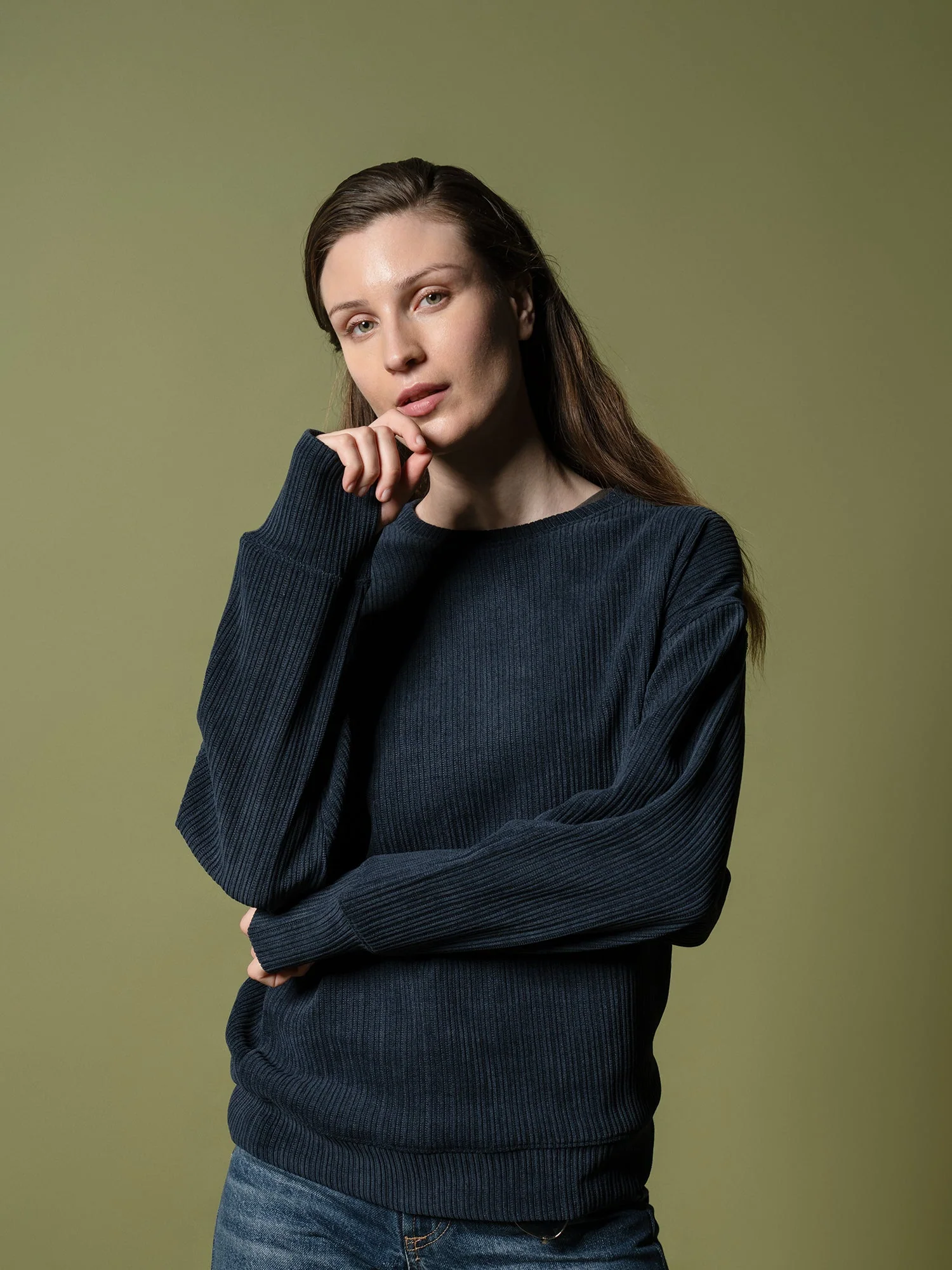 Woven texture sweatshirt - Image 43