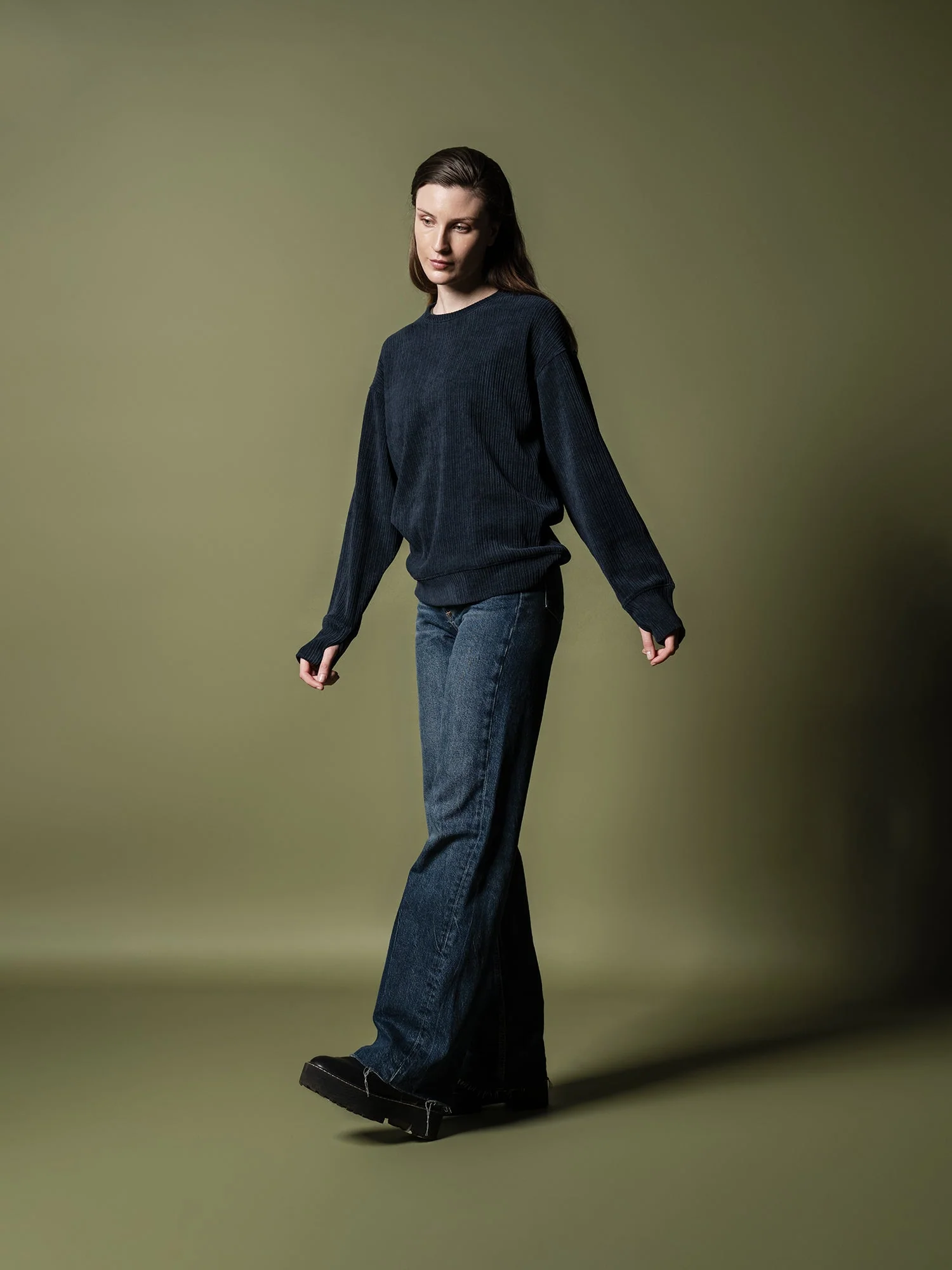 Woven texture sweatshirt - Image 12