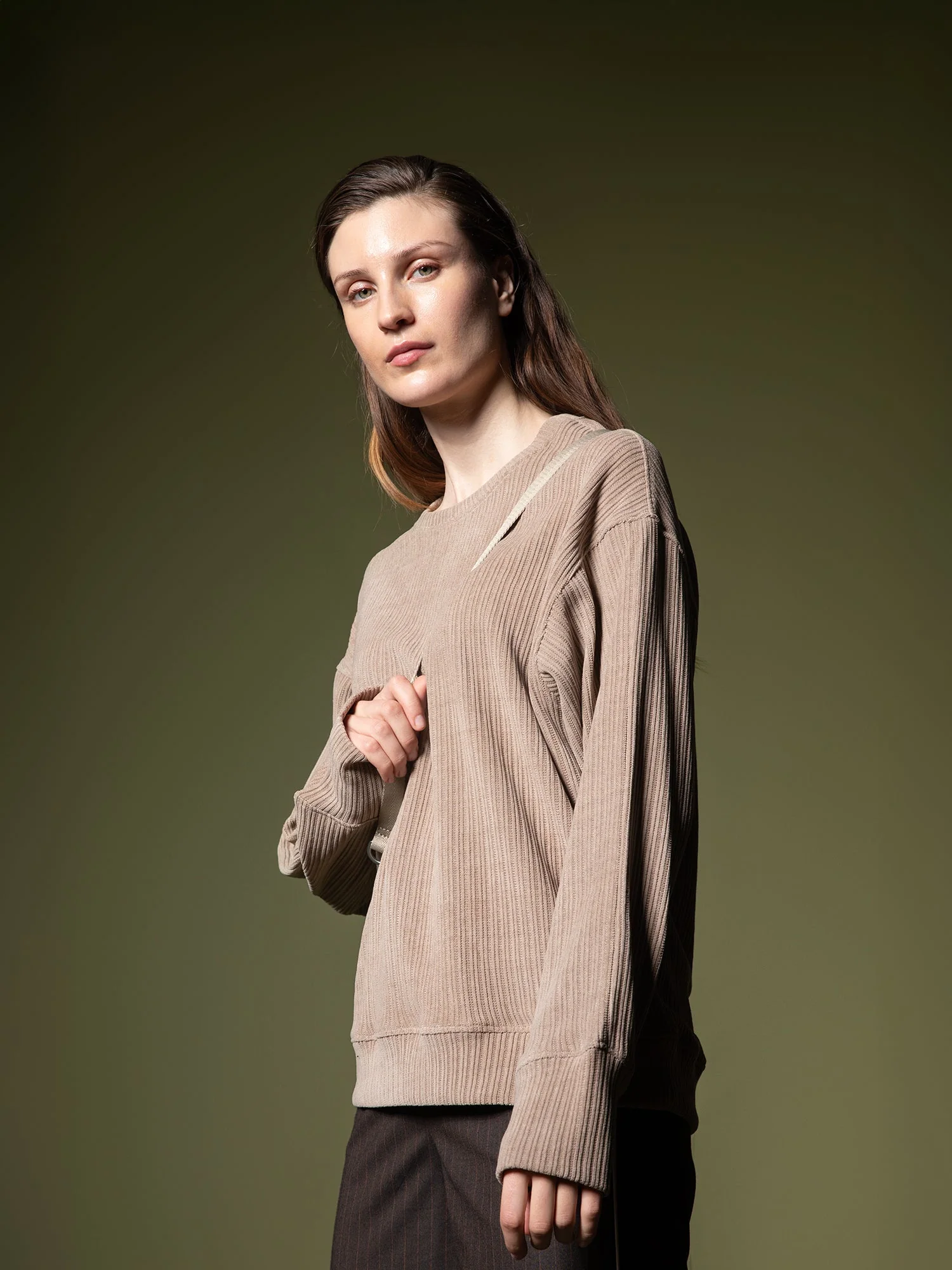 Woven texture sweatshirt - Image 28