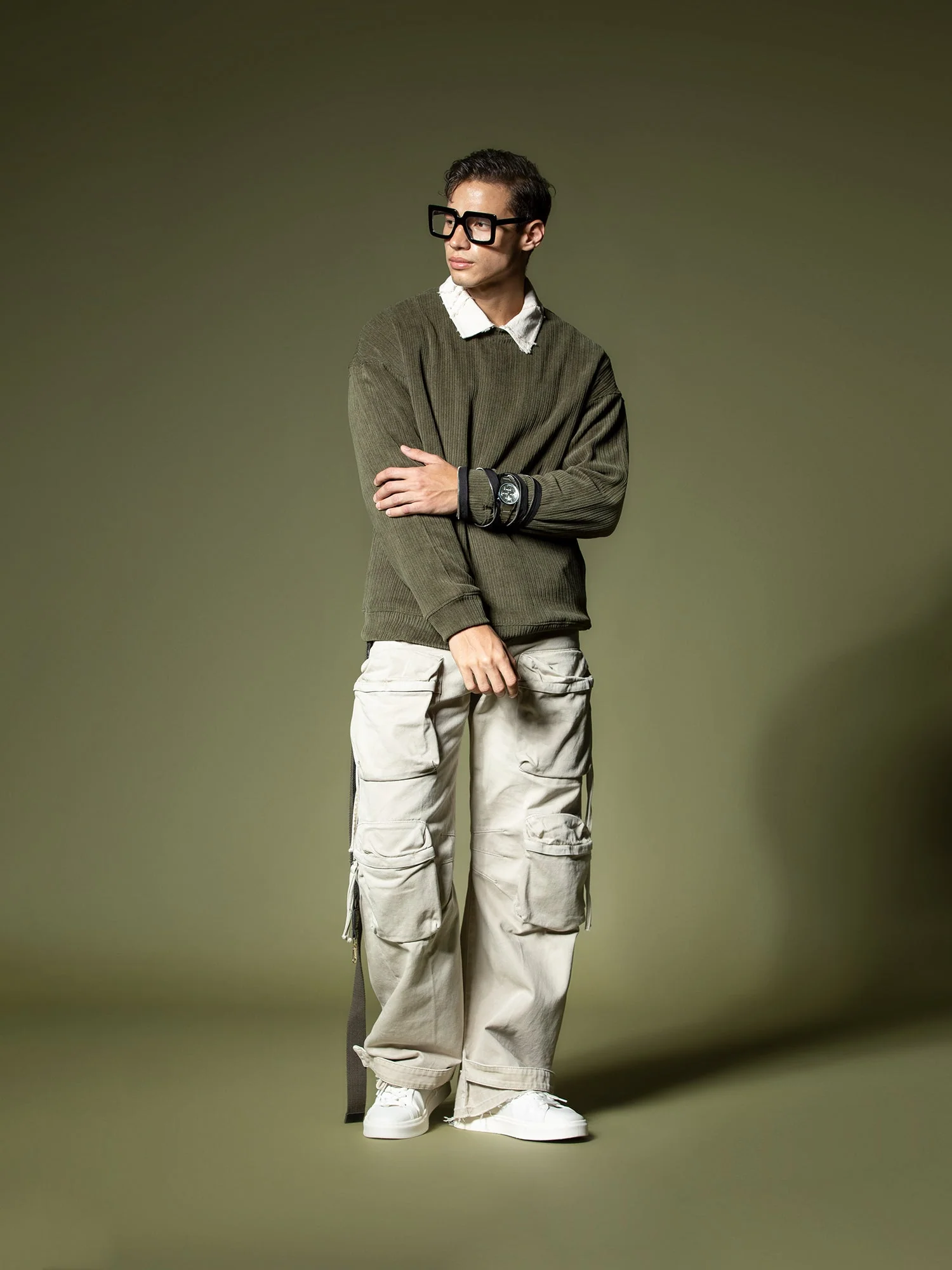 Woven texture sweatshirt - Image 16
