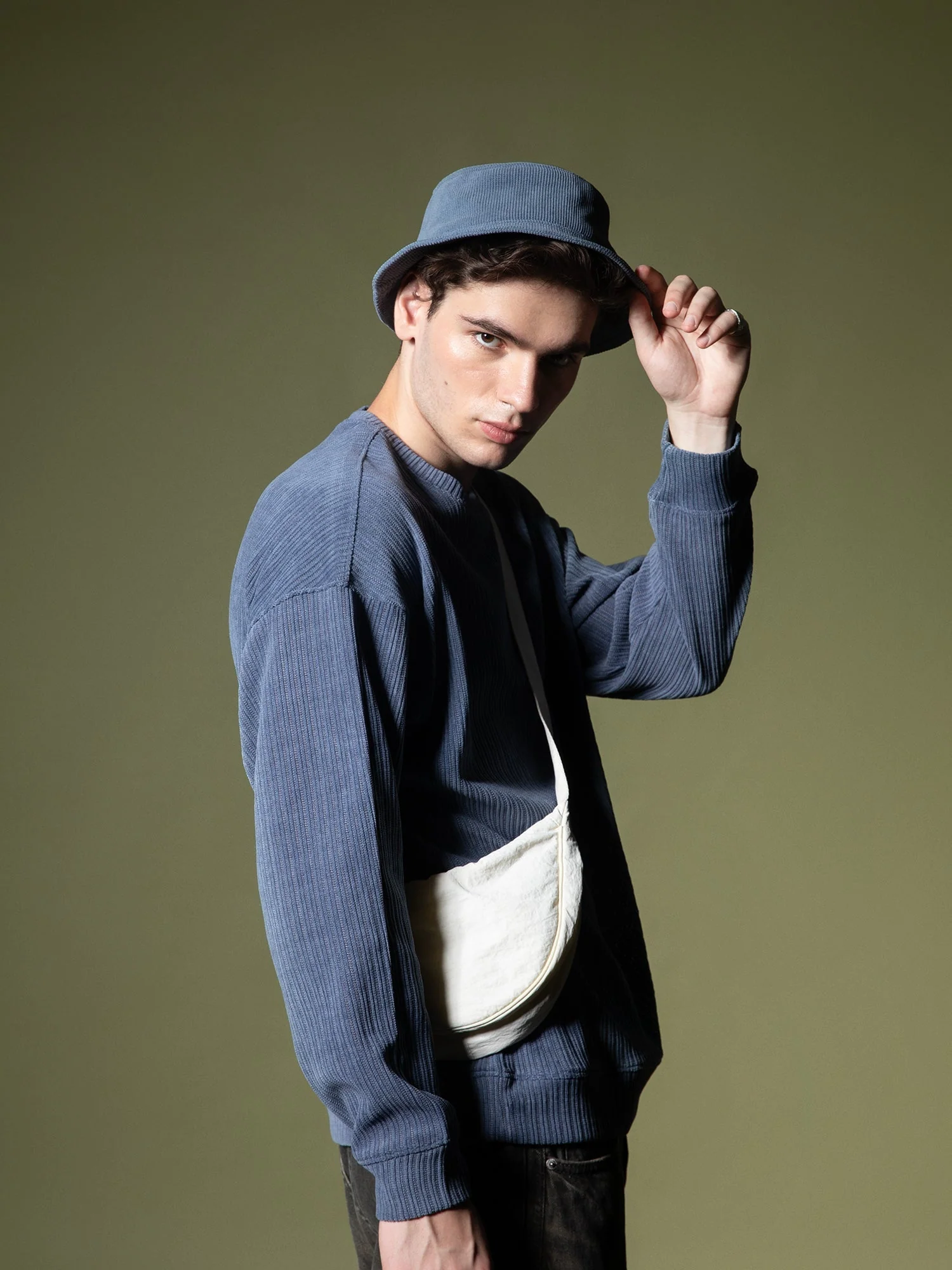 Woven texture sweatshirt - Image 2
