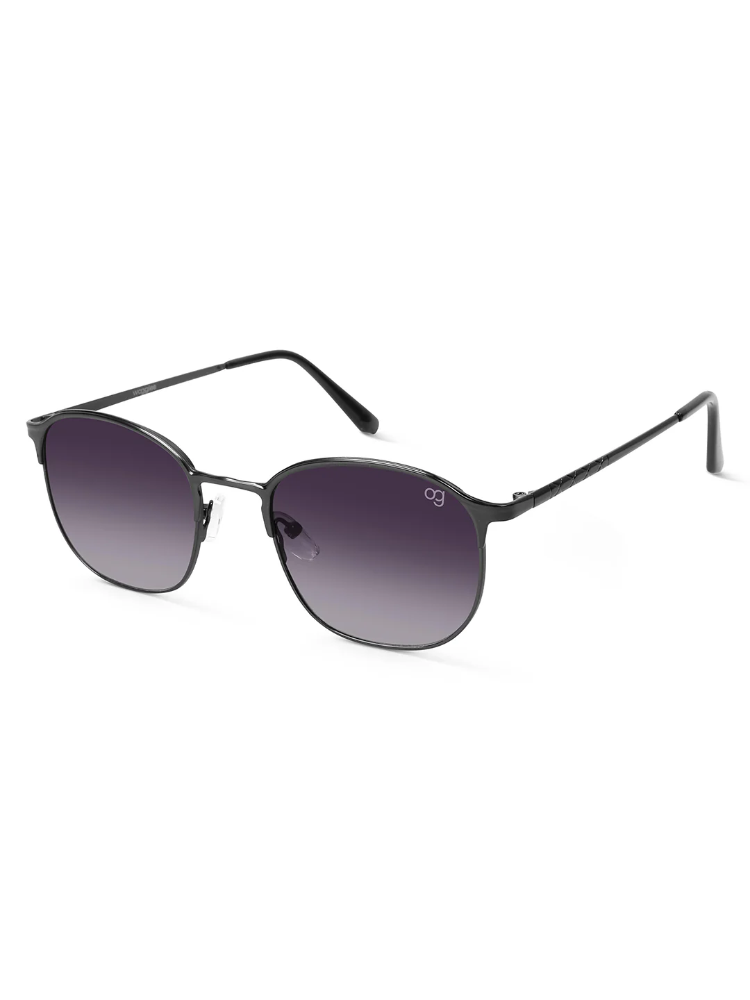 Wraith Brown Clubmaster Sunglasses - Image 7
