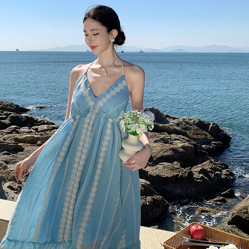 Wren Embroidered Dress - Image 2