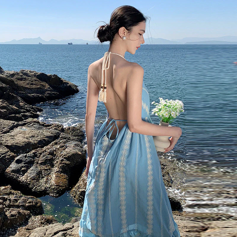 Wren Embroidered Dress - Image 5