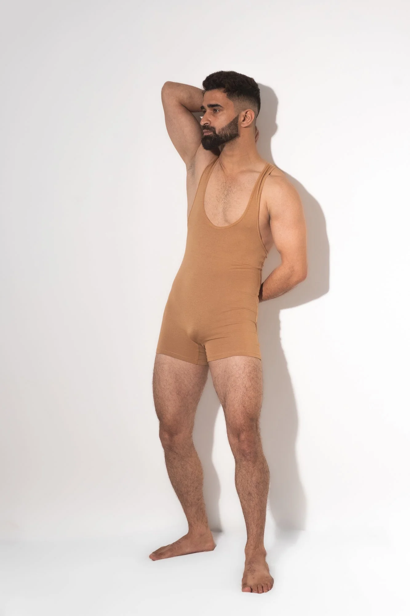 Wrestler Bodysuit /Tan - Image 3